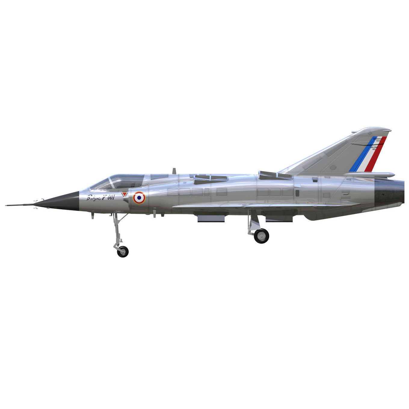Dassault Balzac - High-Detail 3D Model - View 13