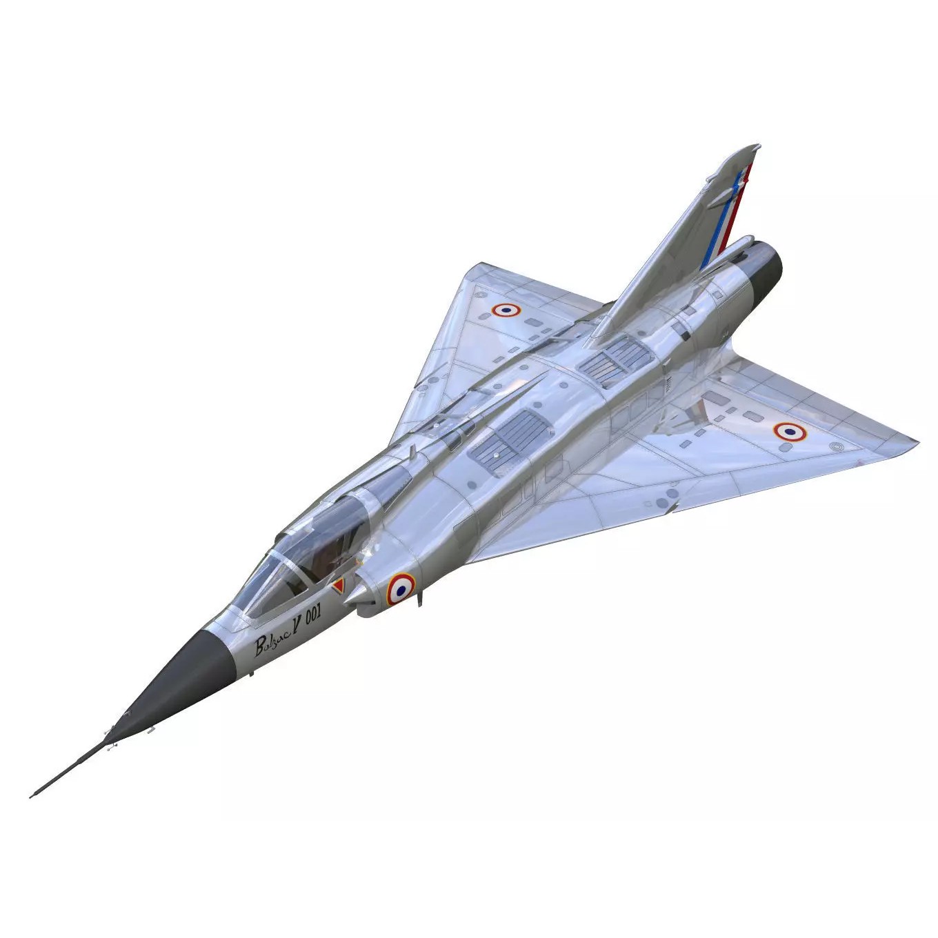 Dassault Balzac - High-Detail 3D Model - View 2