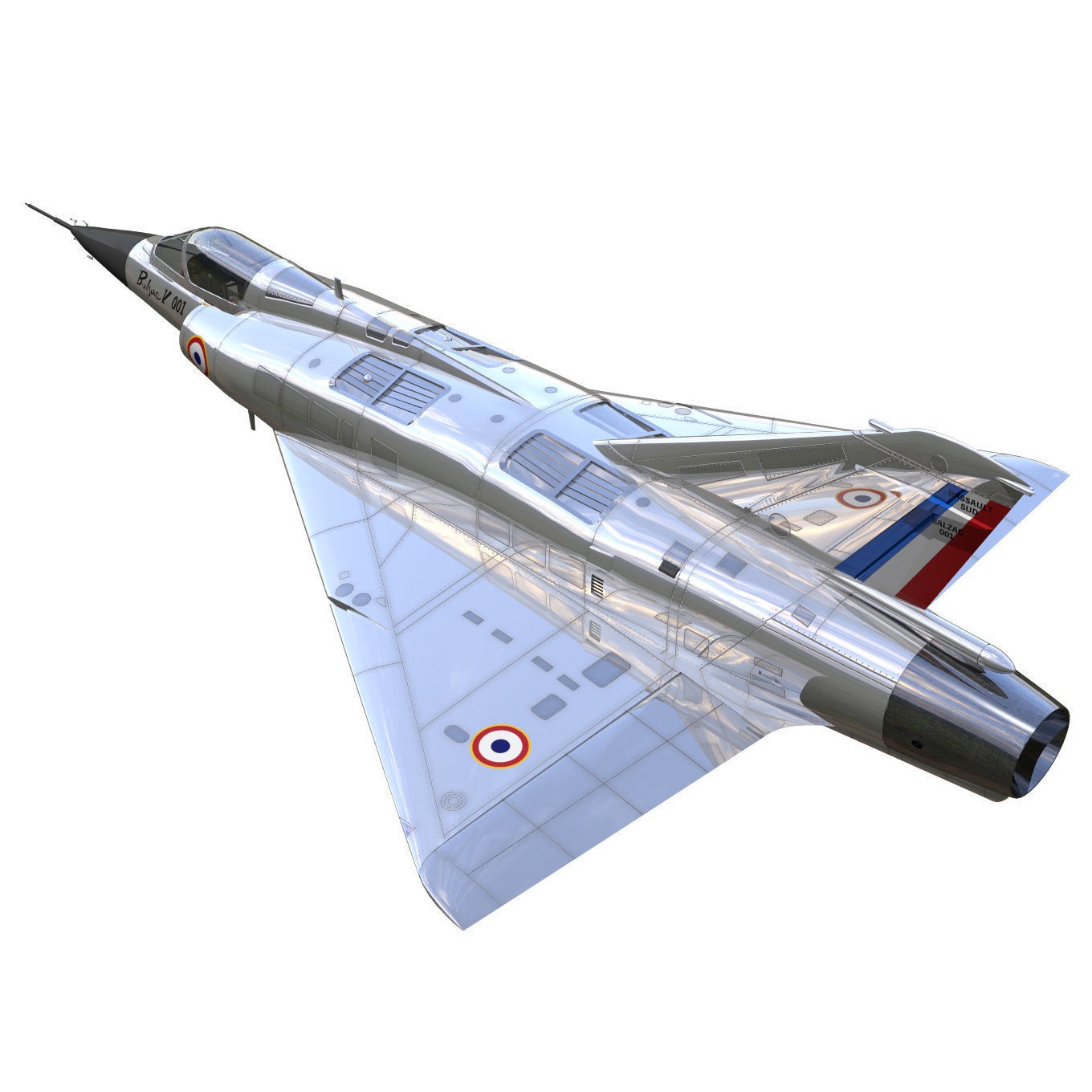 Dassault Balzac - High-Detail 3D Model - View 4