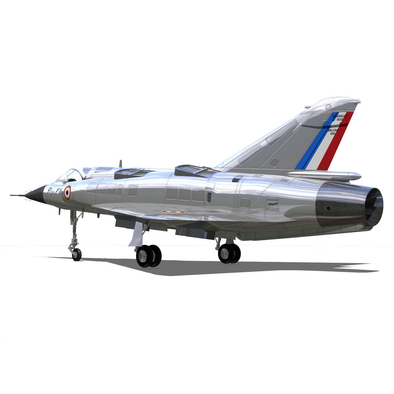 Dassault Balzac - High-Detail 3D Model - View 9