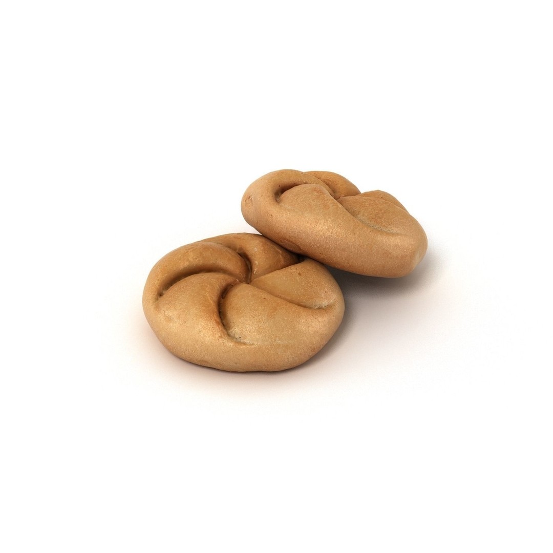 Bun Collection 3D Model – High Poly Bakery Asset, FBX & OBJ - View 19
