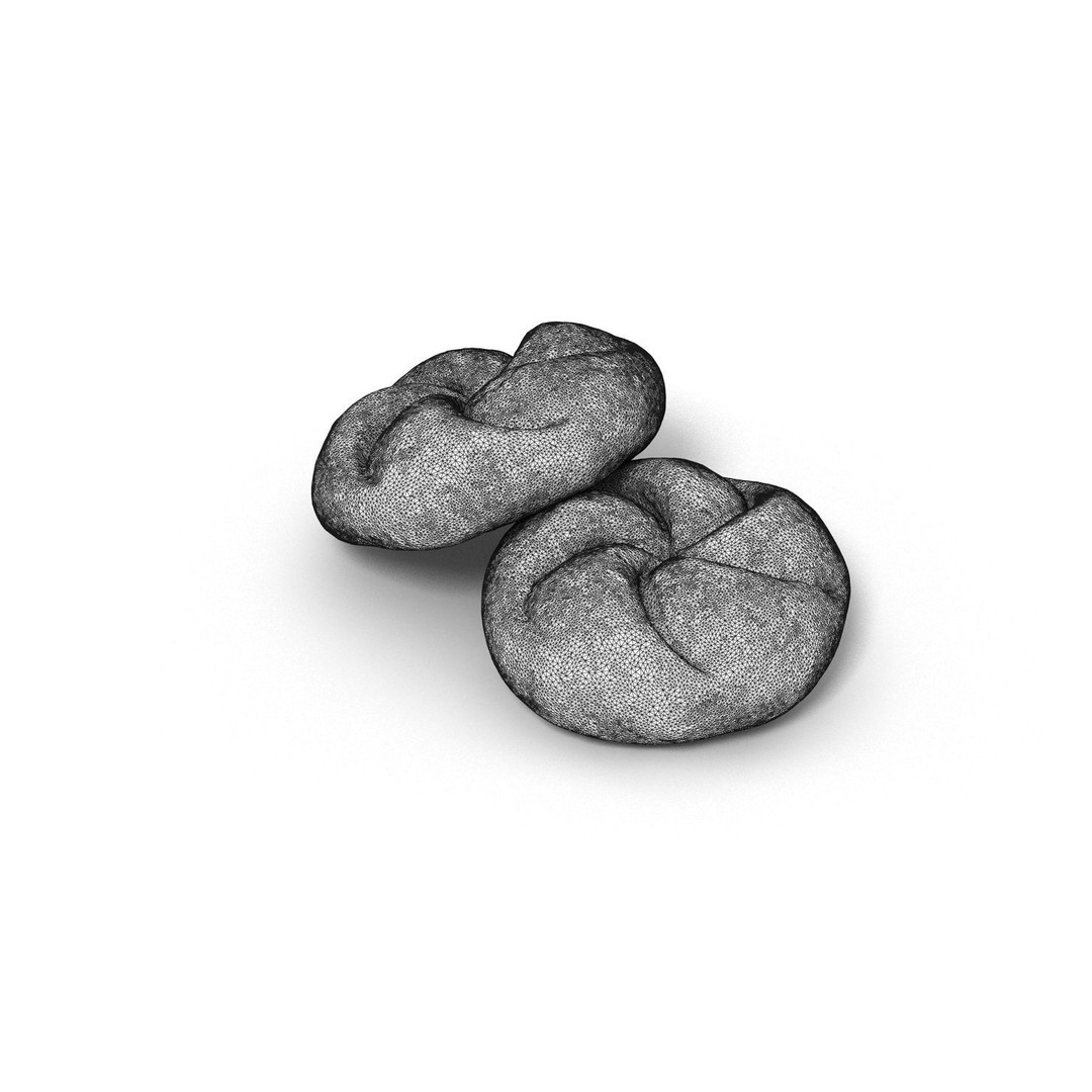 Bun Collection 3D Model – High Poly Bakery Asset, FBX & OBJ - View 21