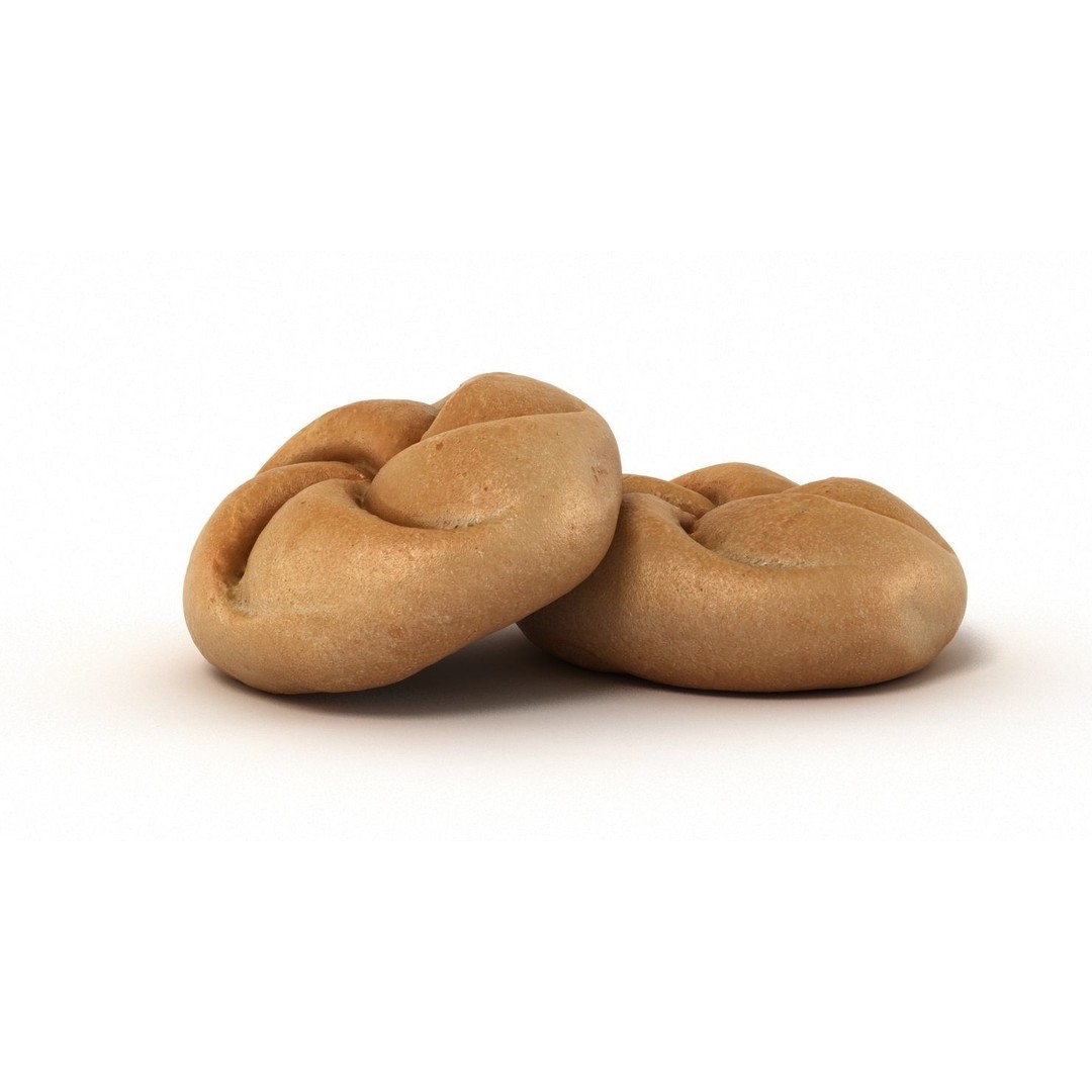 Bun Collection 3D Model – High Poly Bakery Asset, FBX & OBJ - View 23