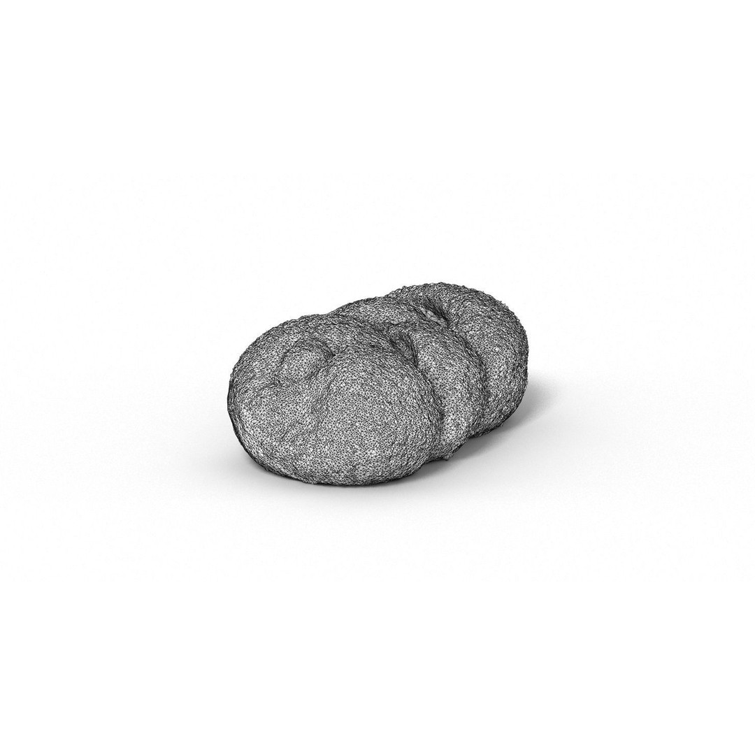 Bun Collection 3D Model – High Poly Bakery Asset, FBX & OBJ - View 7