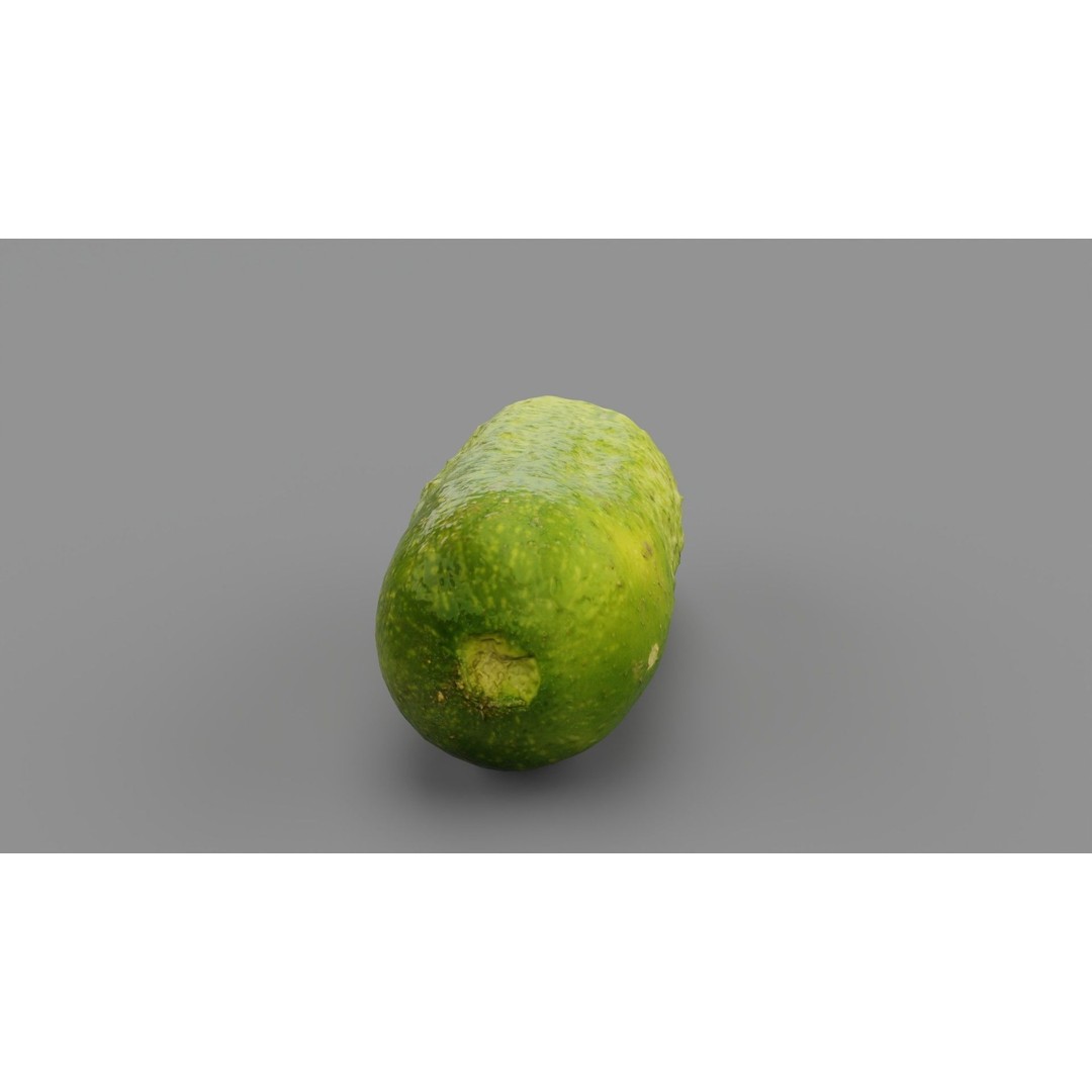 Cucumber 3D Model – Low Poly Photorealistic Vegetable, FBX, OBJ - View 29