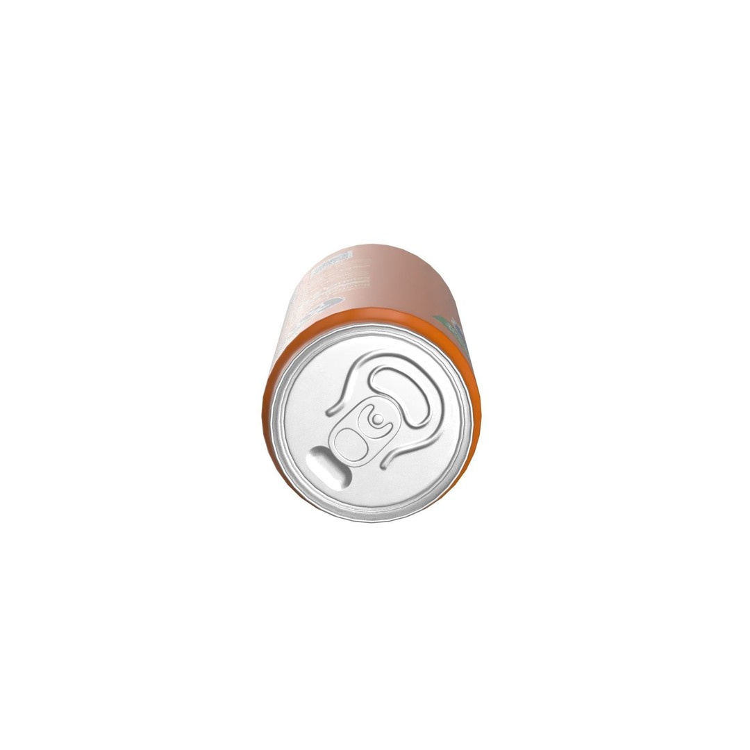 Fanta Drink Can 3D Model – Low Poly PBR Beverage Asset, FBX - View 16