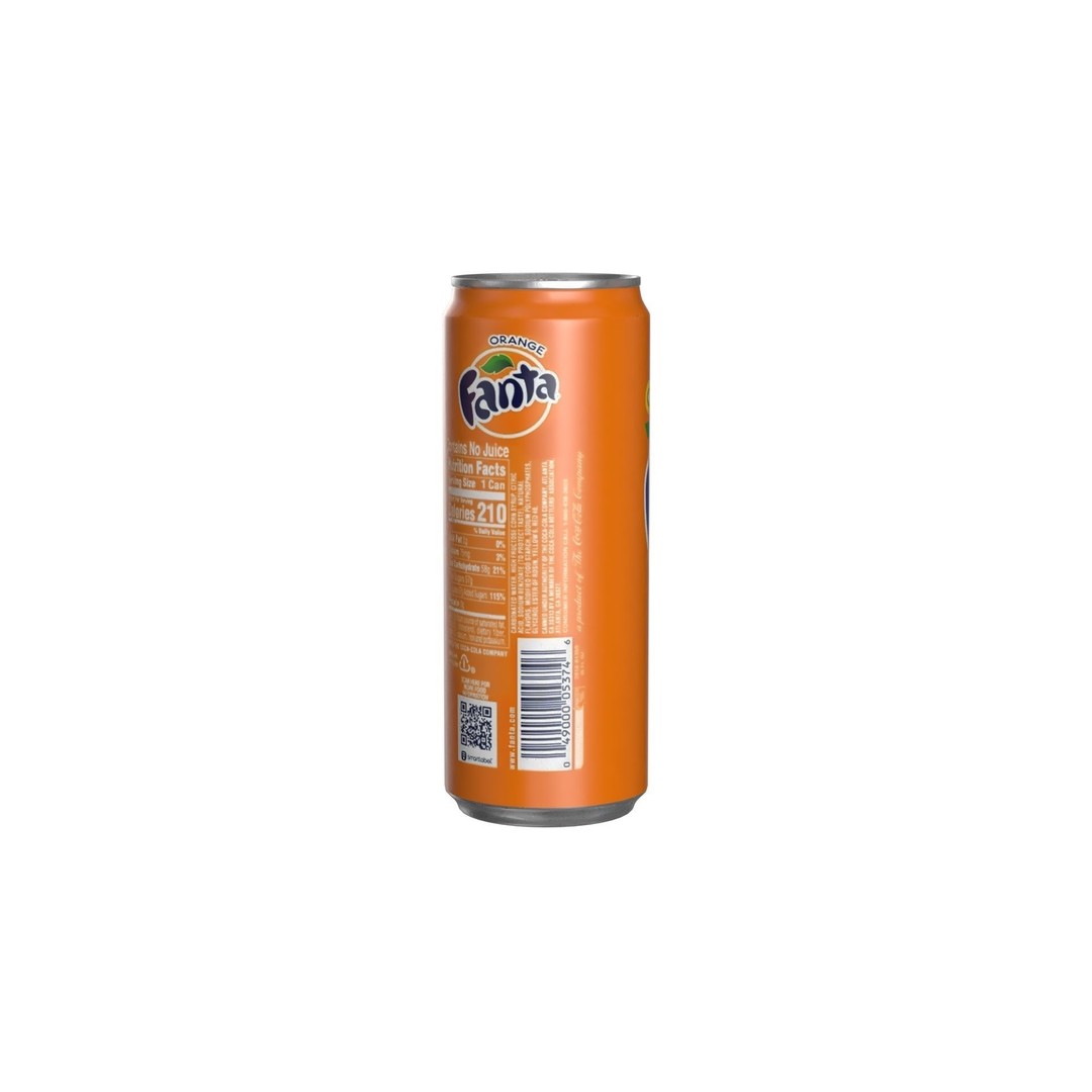 Fanta Drink Can 3D Model – Low Poly PBR Beverage Asset, FBX - View 5