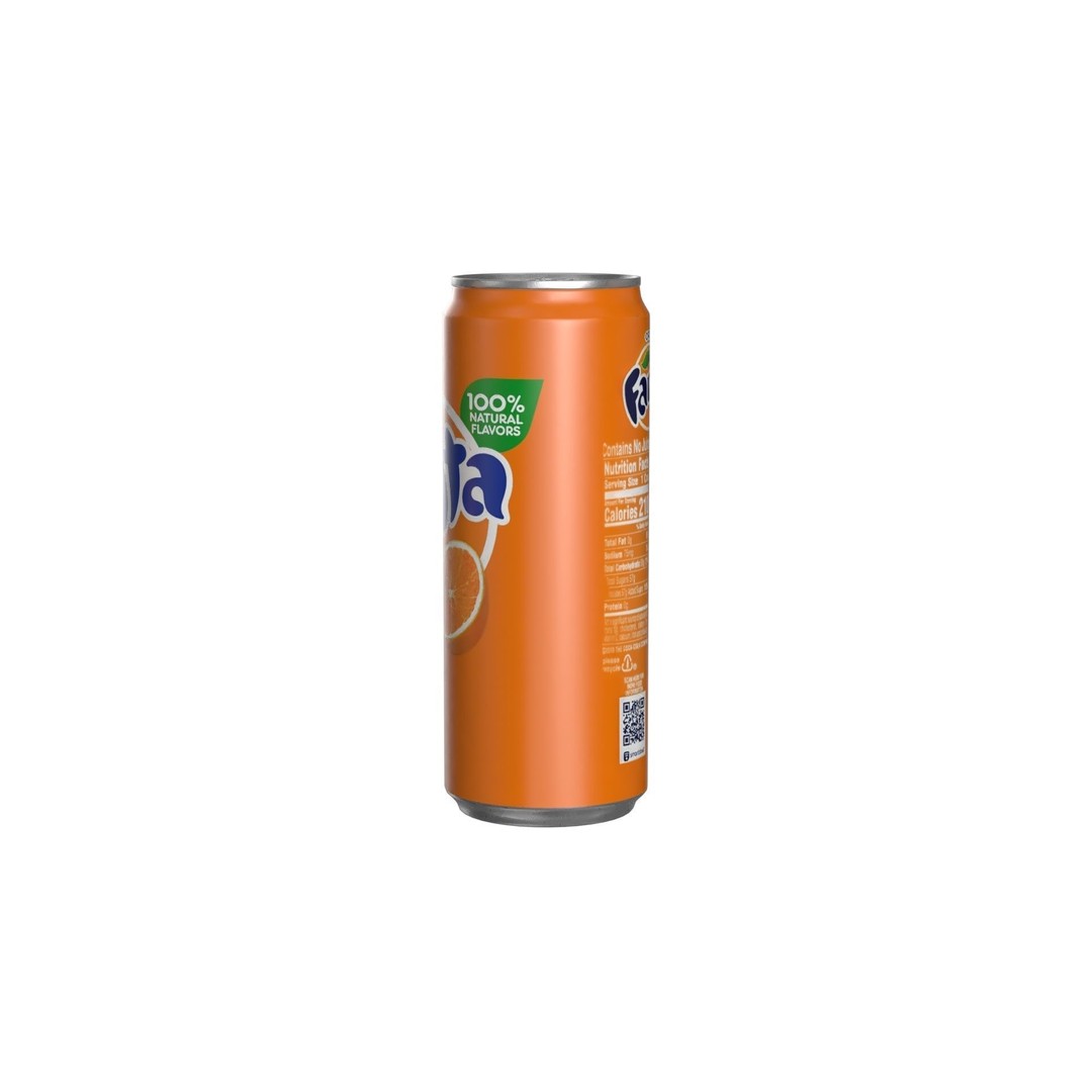 Fanta Drink Can 3D Model – Low Poly PBR Beverage Asset, FBX - View 7