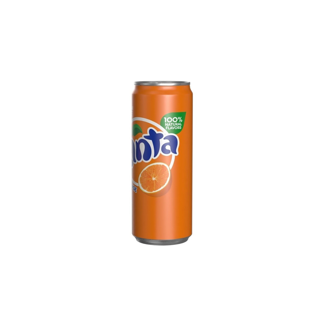 Fanta Drink Can 3D Model – Low Poly PBR Beverage Asset, FBX - View 8