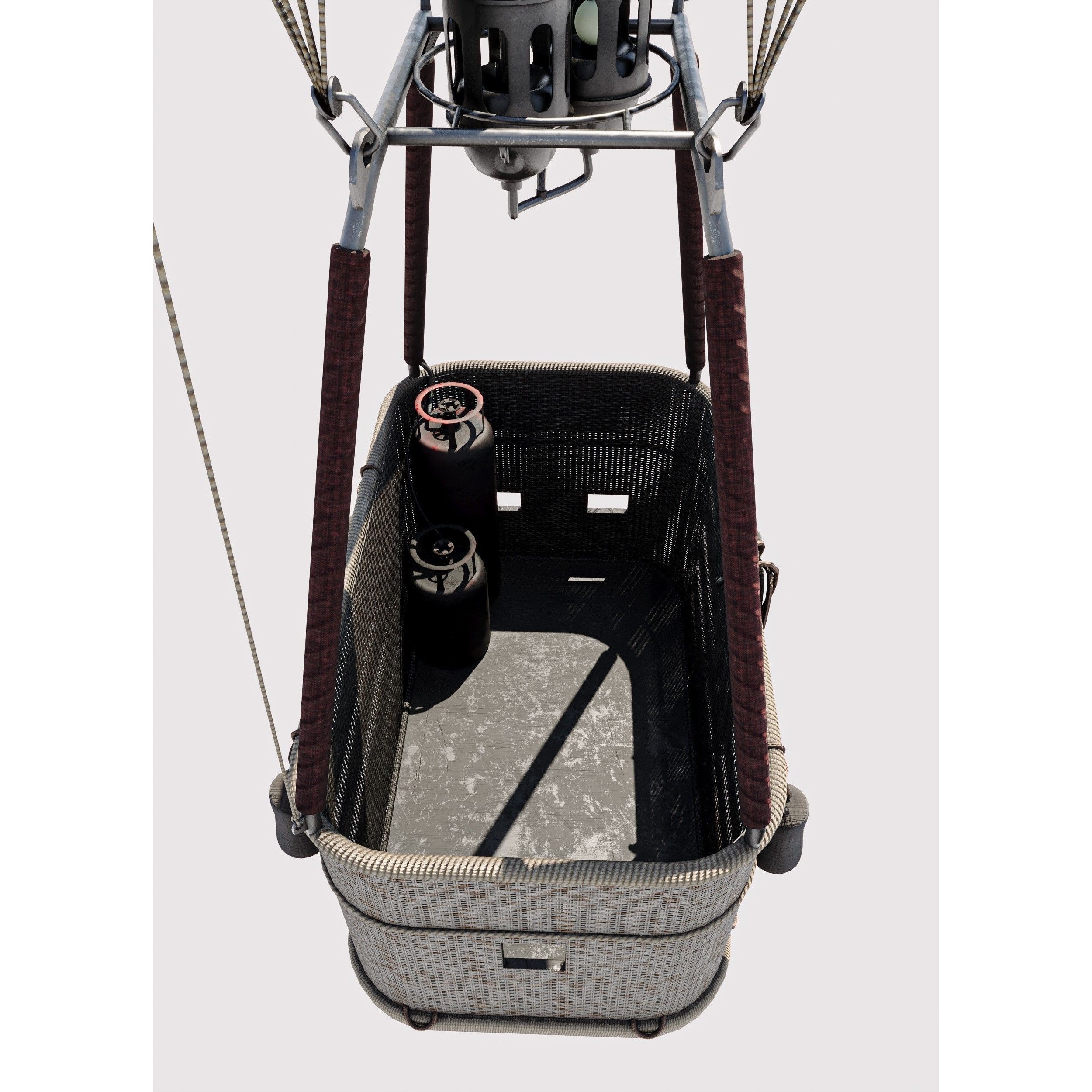 Hot Air Balloons - Low-Poly Game-Ready 3D Model - View 13