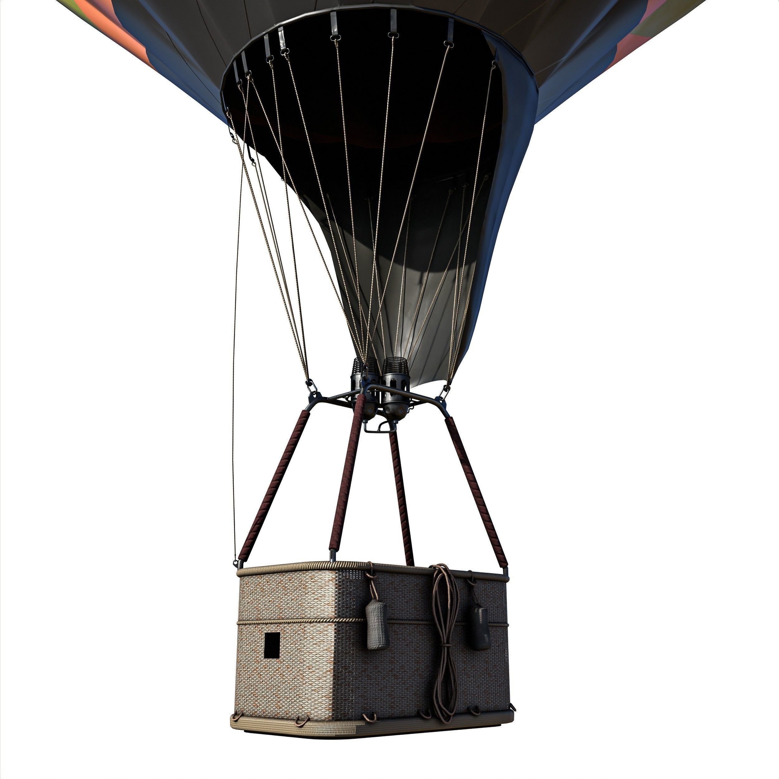 Hot Air Balloons - Low-Poly Game-Ready 3D Model - View 17