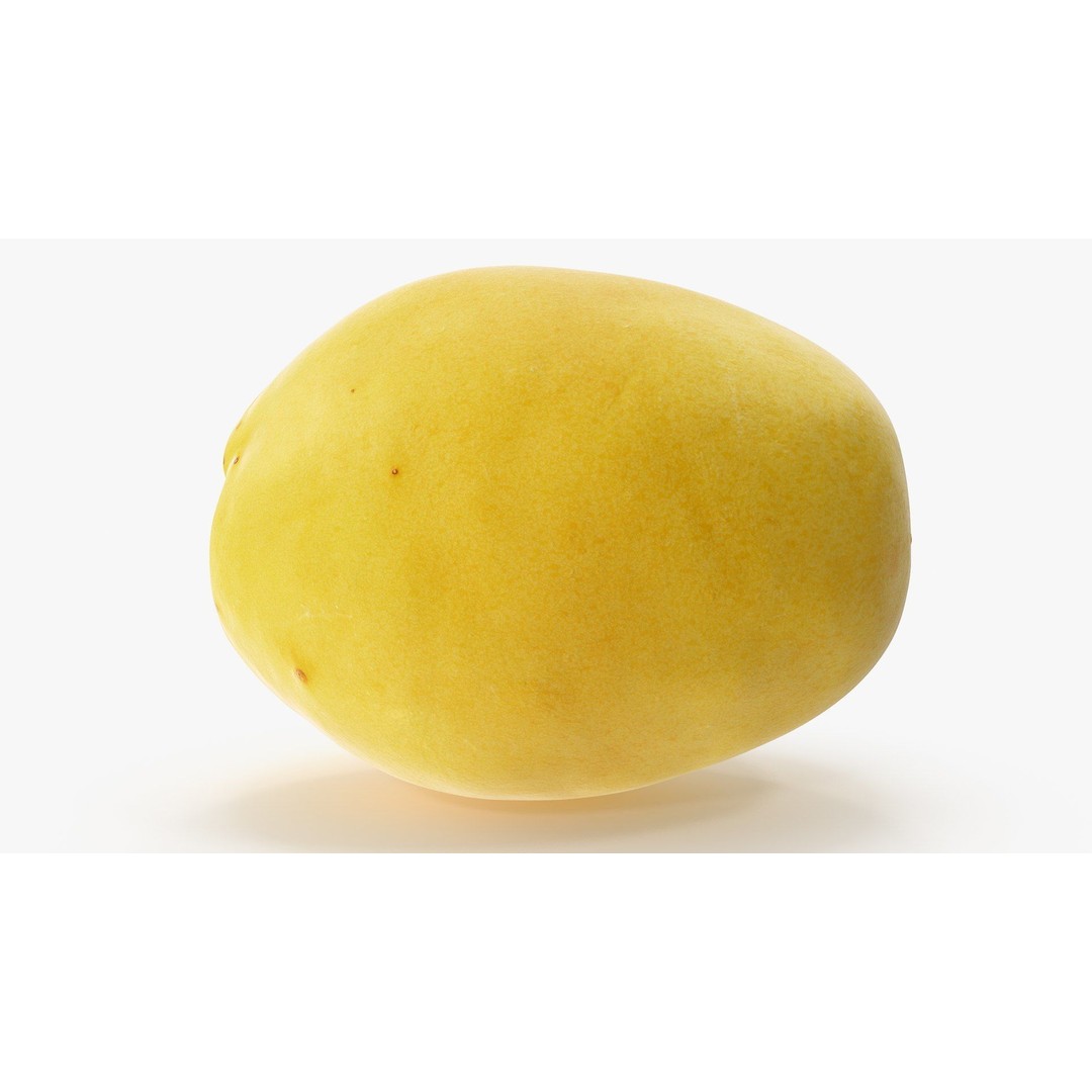 Apricot 3D Model – Hi Poly Realistic Fruit Asset, FBX & OBJ Formats - View 13