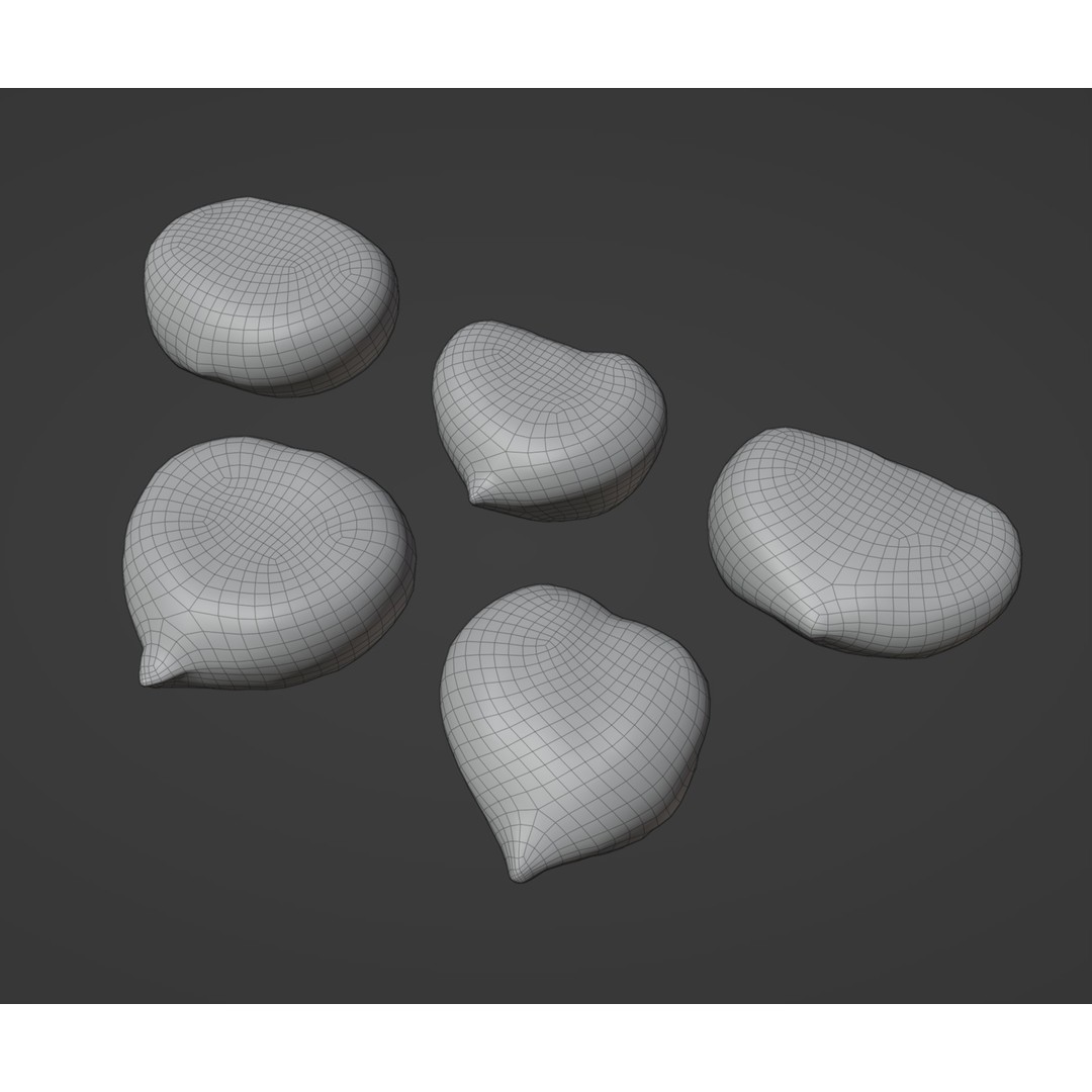 Chestnuts 3D Model – Low Poly Photorealistic Game Asset, FBX - View 10