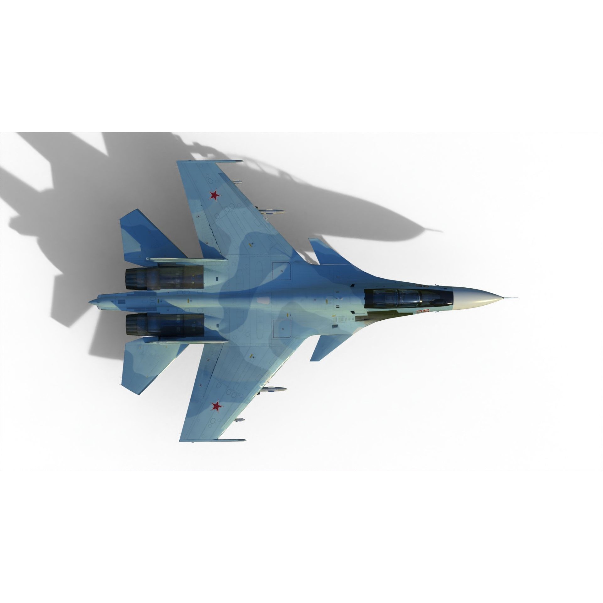 Sukhoi Su-30 - Game-Ready 3D Model - View 18