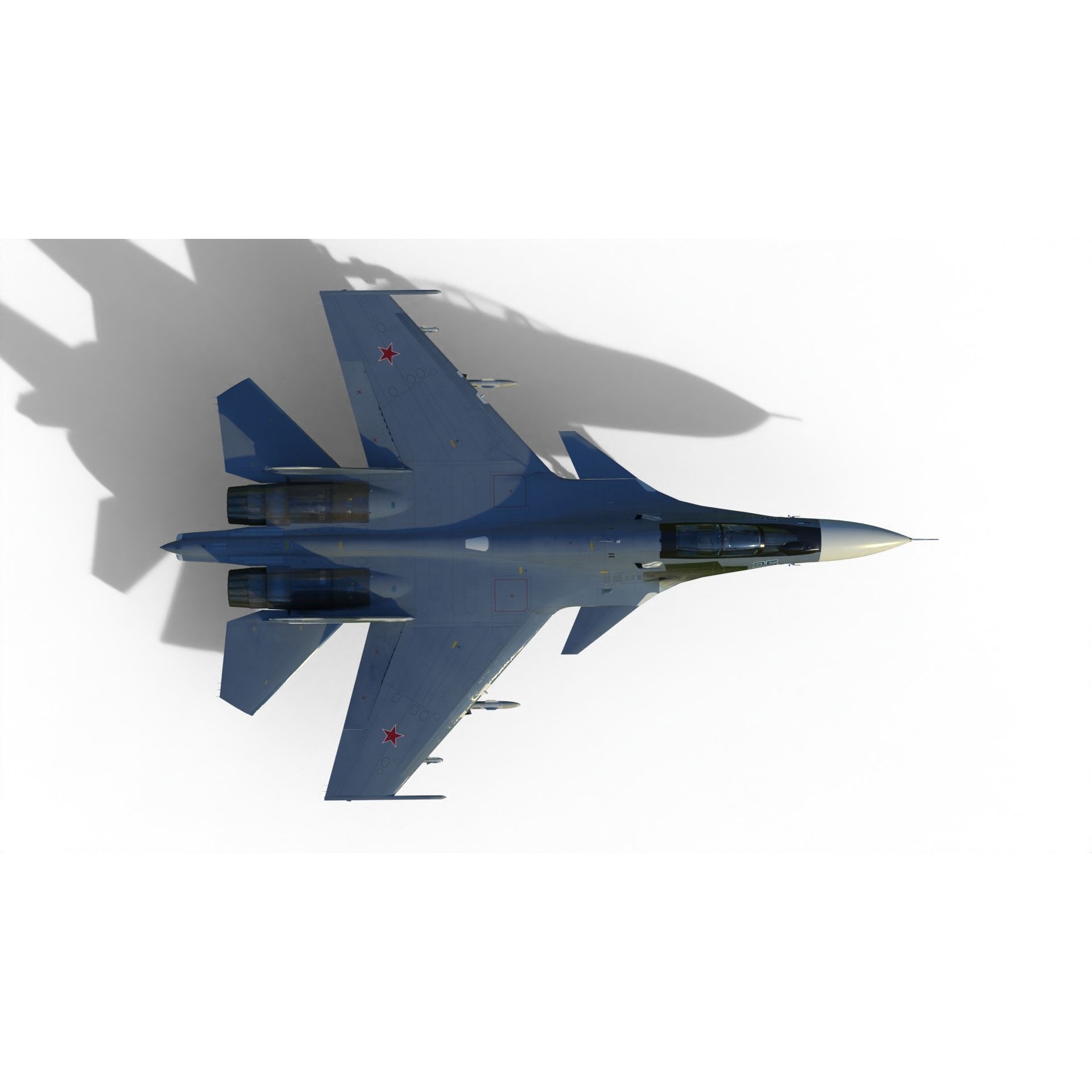 Sukhoi Su-30 - Game-Ready 3D Model - View 19