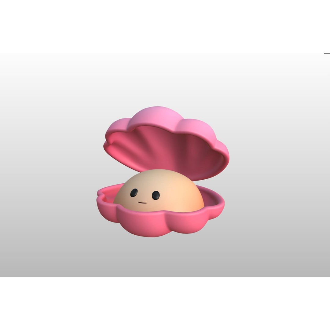 Shell 3D Model – Cartoon Character with PBR Textures, FBX & OBJ - View 12