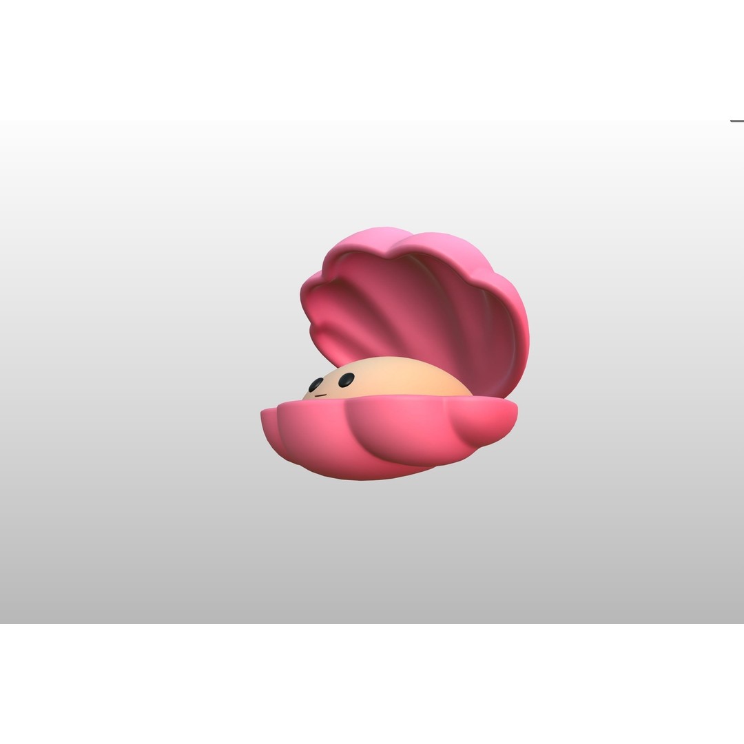 Shell 3D Model – Cartoon Character with PBR Textures, FBX & OBJ - View 21
