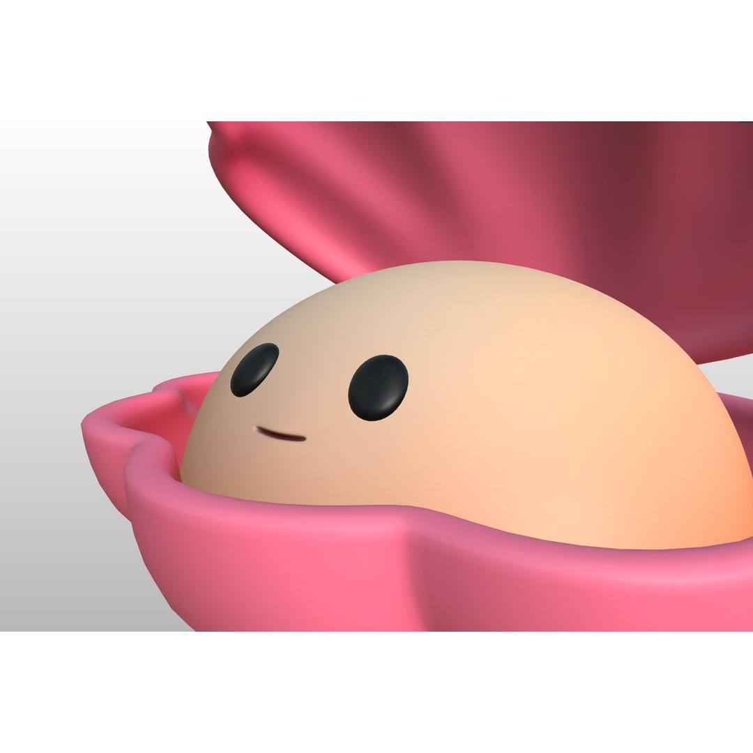Shell 3D Model – Cartoon Character with PBR Textures, FBX & OBJ - View 22