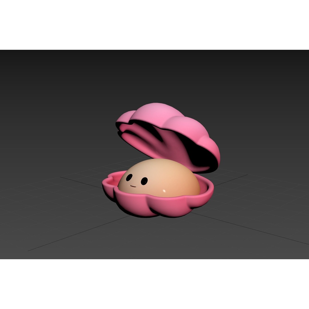 Shell 3D Model – Cartoon Character with PBR Textures, FBX & OBJ - View 24