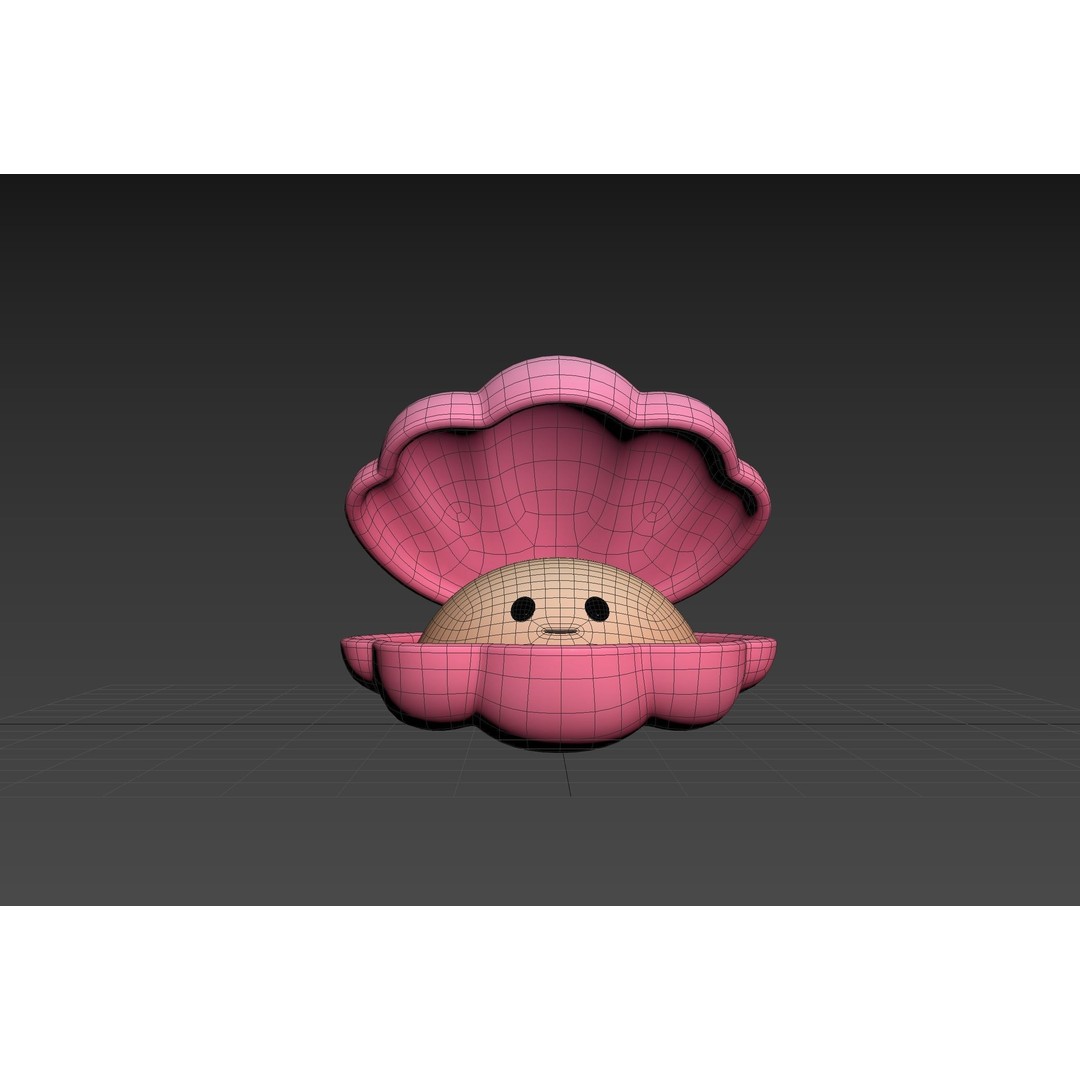 Shell 3D Model – Cartoon Character with PBR Textures, FBX & OBJ - View 27