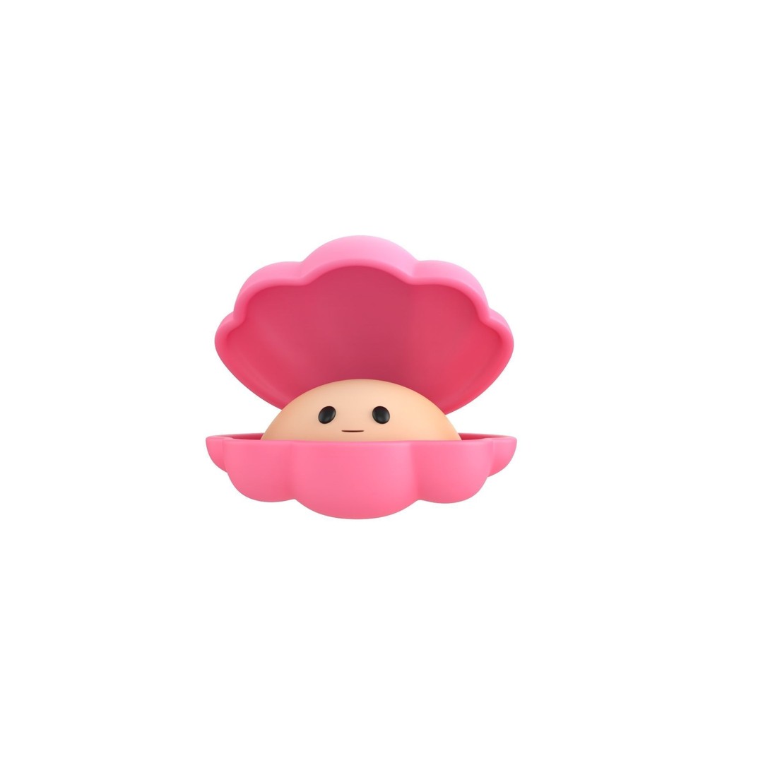 Shell 3D Model – Cartoon Character with PBR Textures, FBX & OBJ - View 3