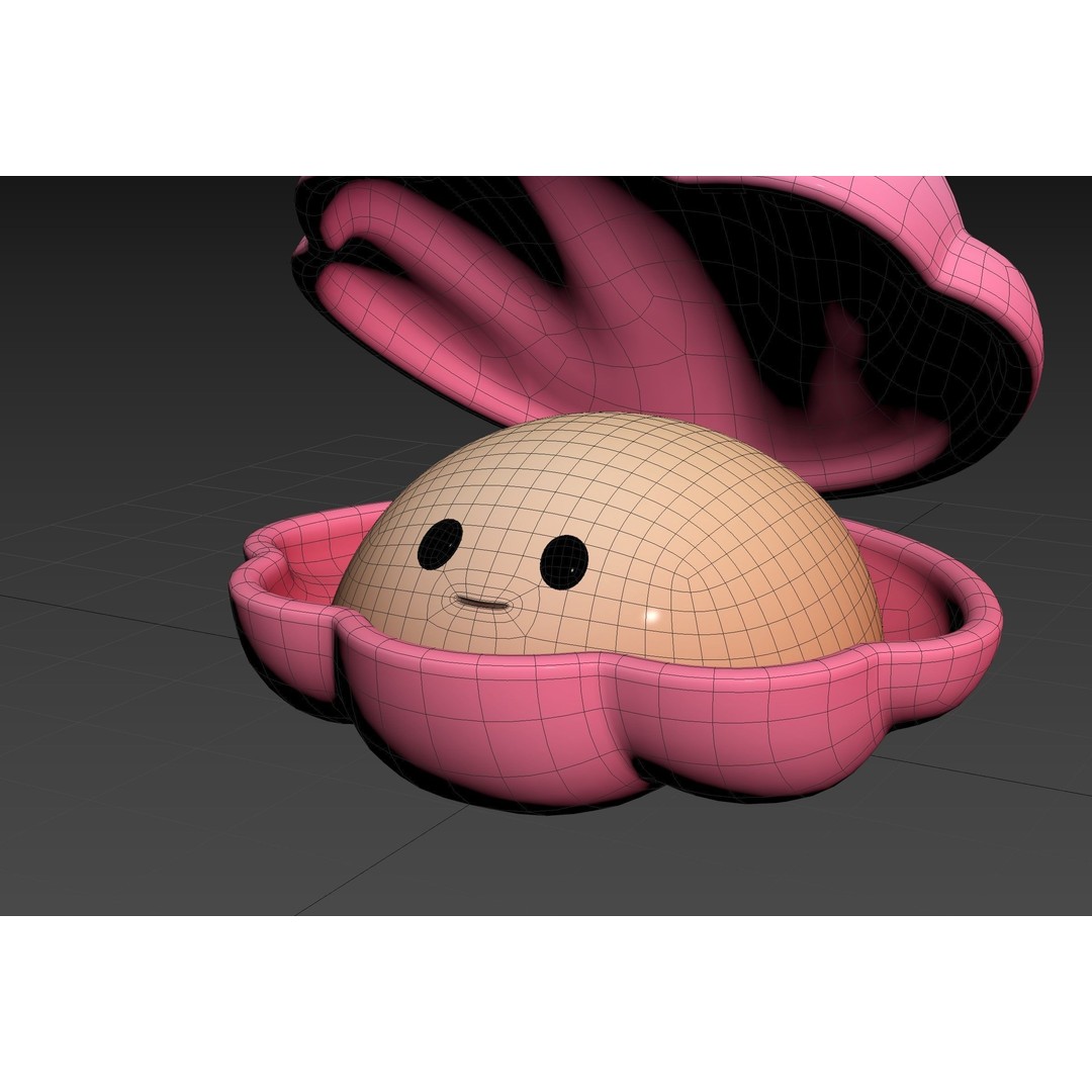 Shell 3D Model – Cartoon Character with PBR Textures, FBX & OBJ - View 34