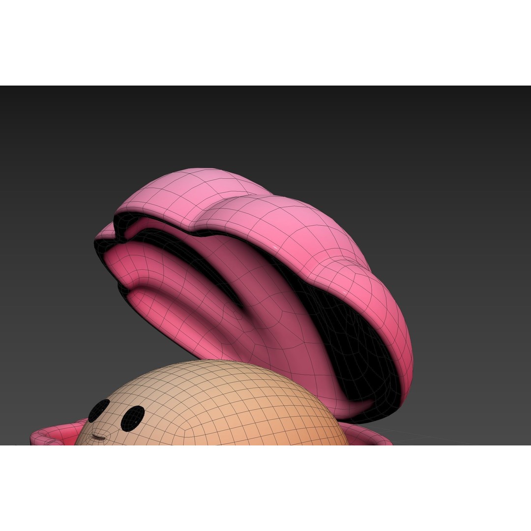 Shell 3D Model – Cartoon Character with PBR Textures, FBX & OBJ - View 35