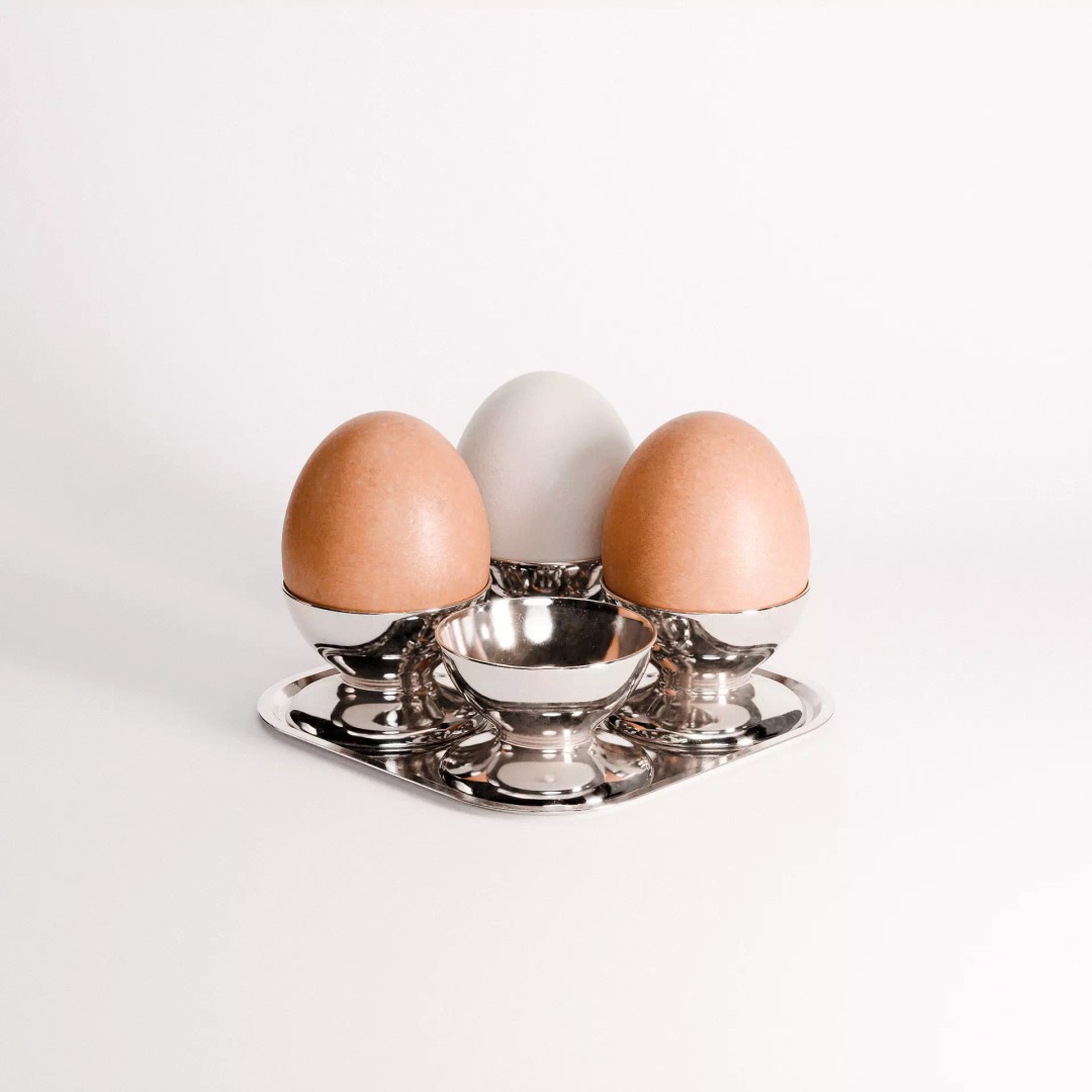Egg Set 01 3D Model – Low Poly Realistic Food Asset, PBR Textures - View 2