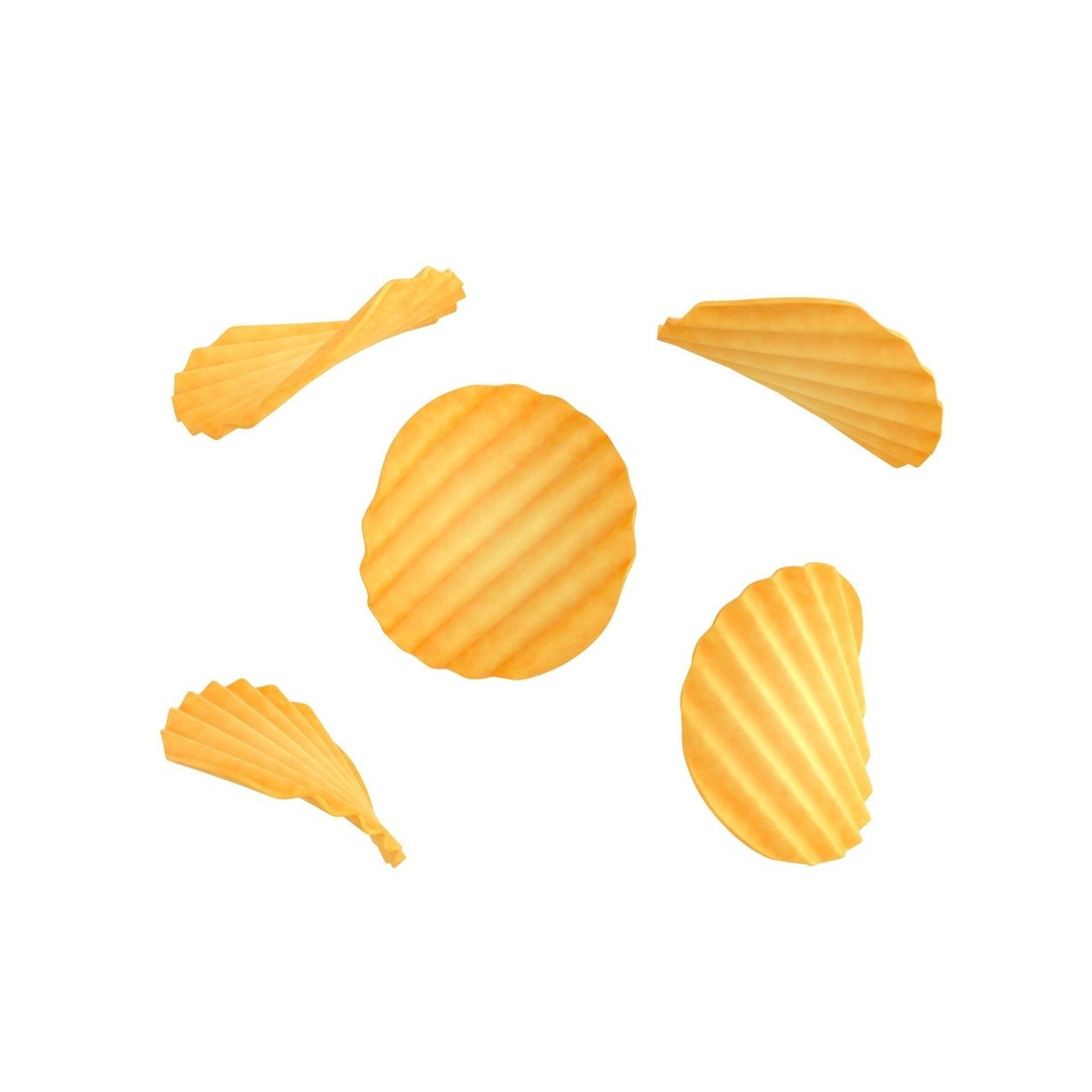 Snack Pack 3D Model – Low Poly Food Collection, FBX, OBJ - View 20