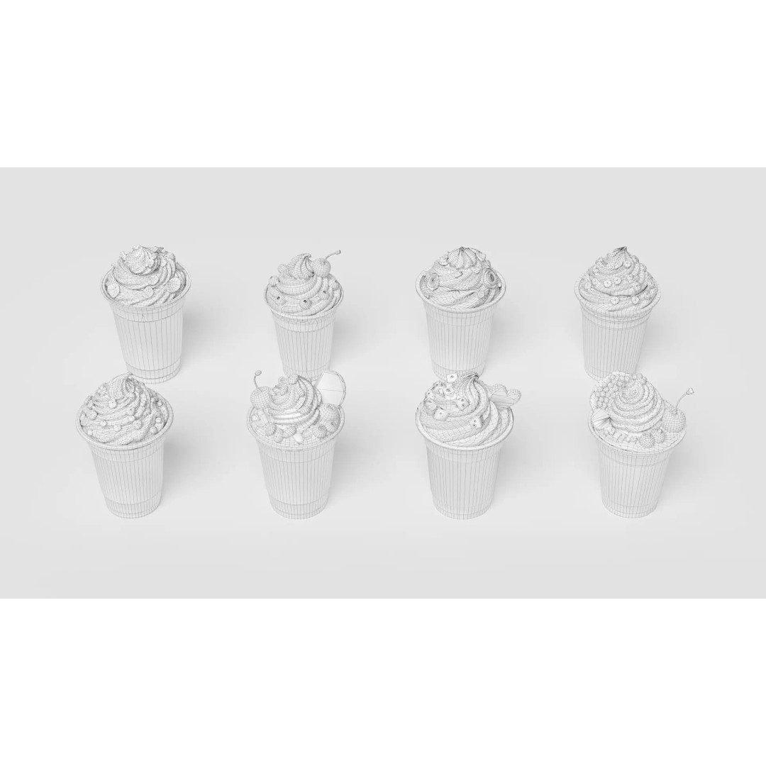Valentine's Day Drink 3D Model – PBR Textured, FBX & Blender Formats