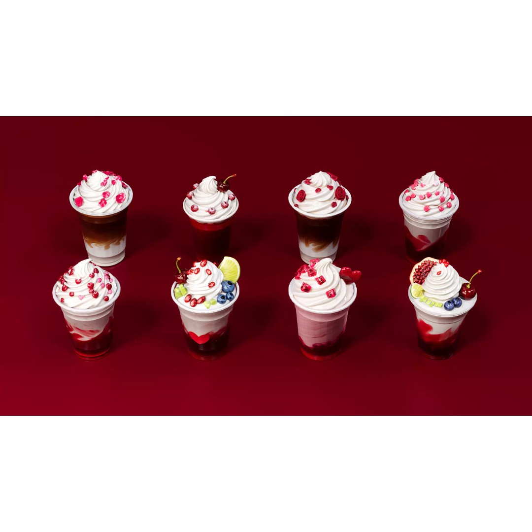 Valentine's Day Drink 3D Model – PBR Textured, FBX & Blender Formats - View 2