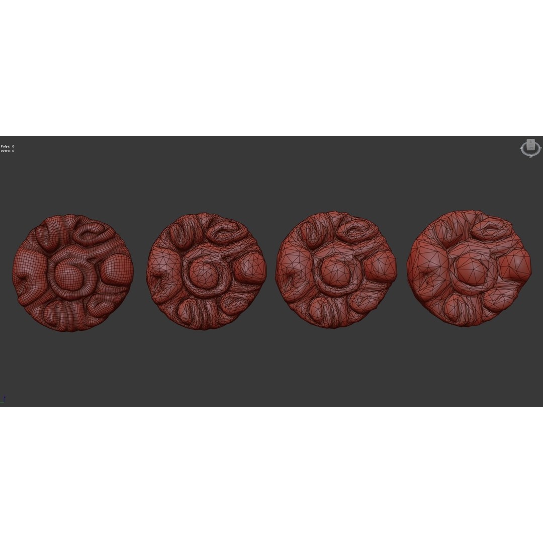 Vanilla Bun 3D Model – Low Poly Game Asset, FBX & OBJ Formats