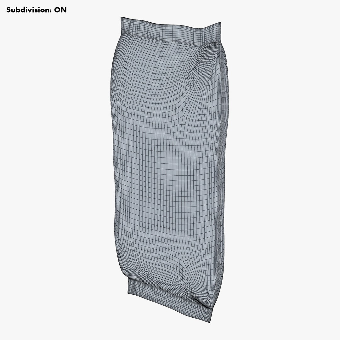 Baguette Sandwich 3D Model – Simple Packaging, PBR Textures, FBX - View 10
