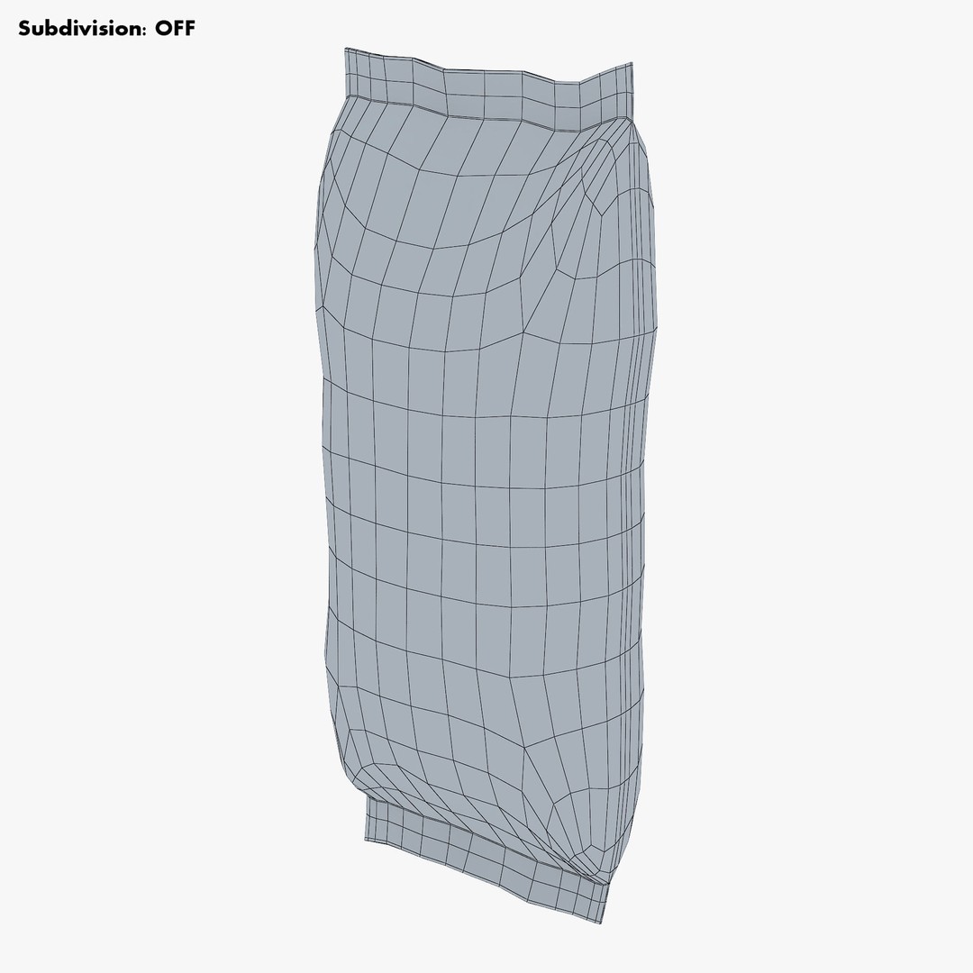 Baguette Sandwich 3D Model – Simple Packaging, PBR Textures, FBX - View 11