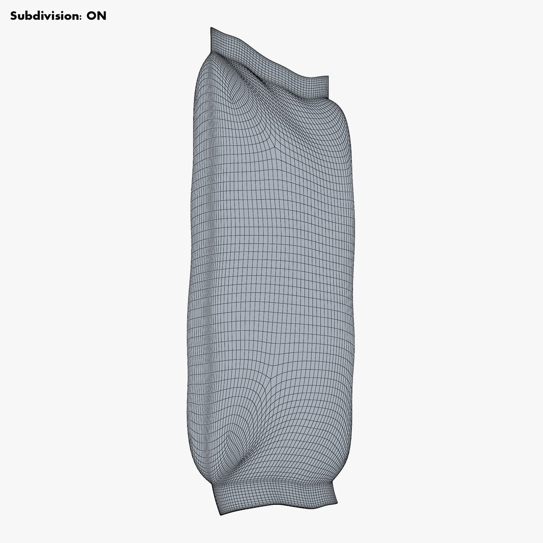 Baguette Sandwich 3D Model – Simple Packaging, PBR Textures, FBX - View 12