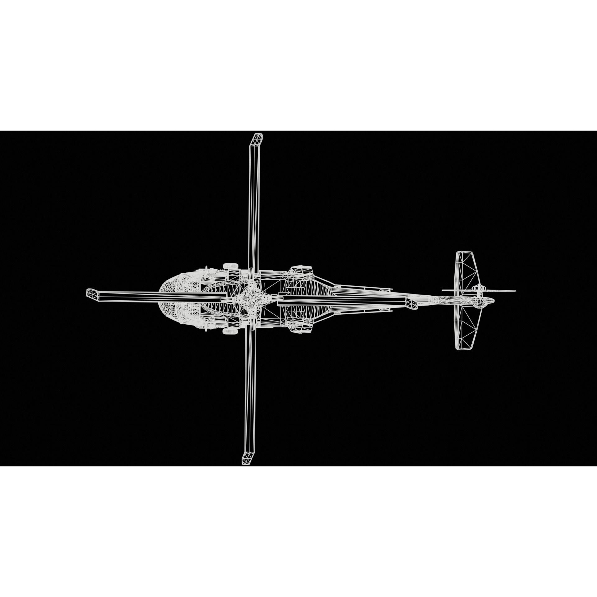 Sikorsky UH-60 Black Hawk - Game-Ready 3D Model - View 15