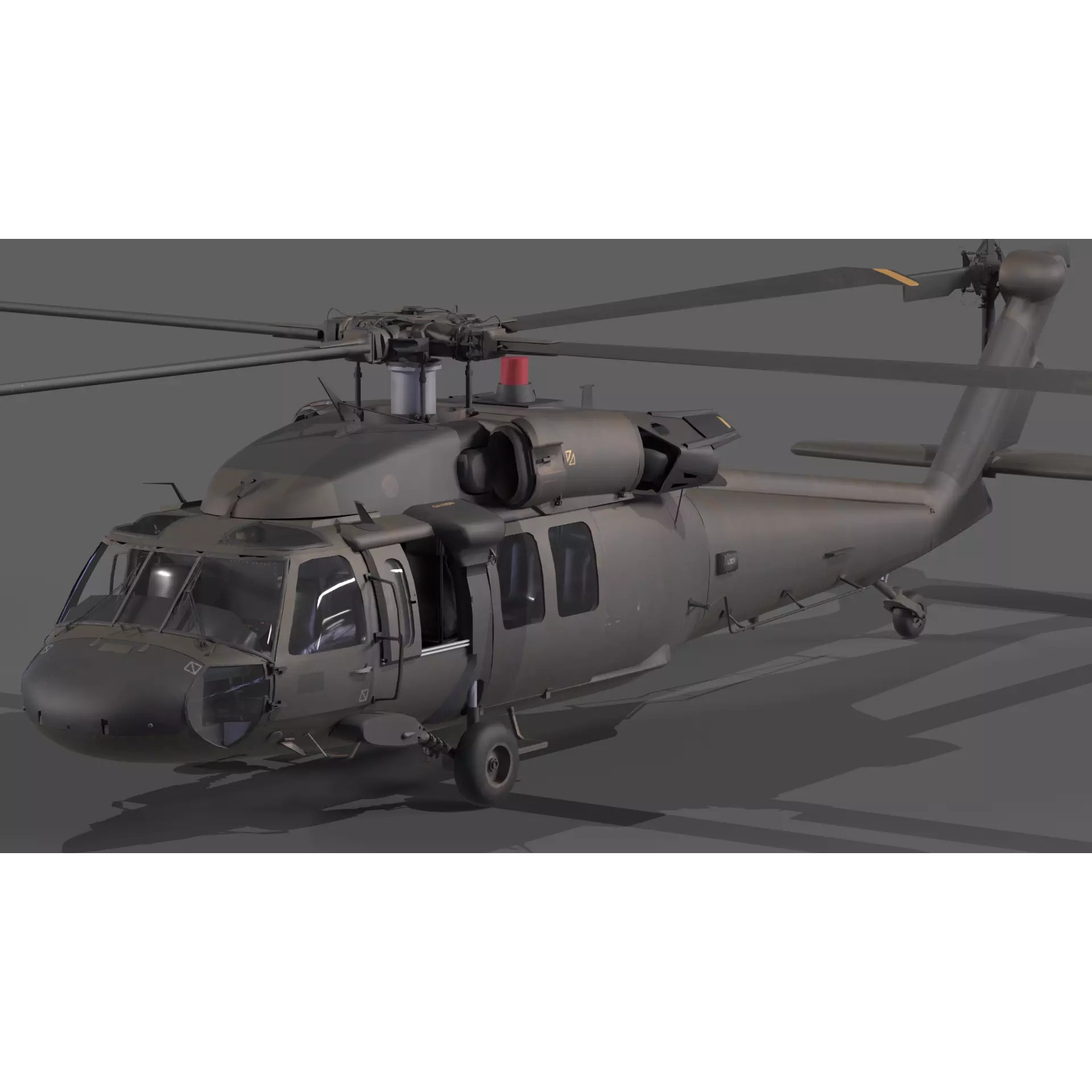 Sikorsky UH-60 Black Hawk - Game-Ready 3D Model - View 2
