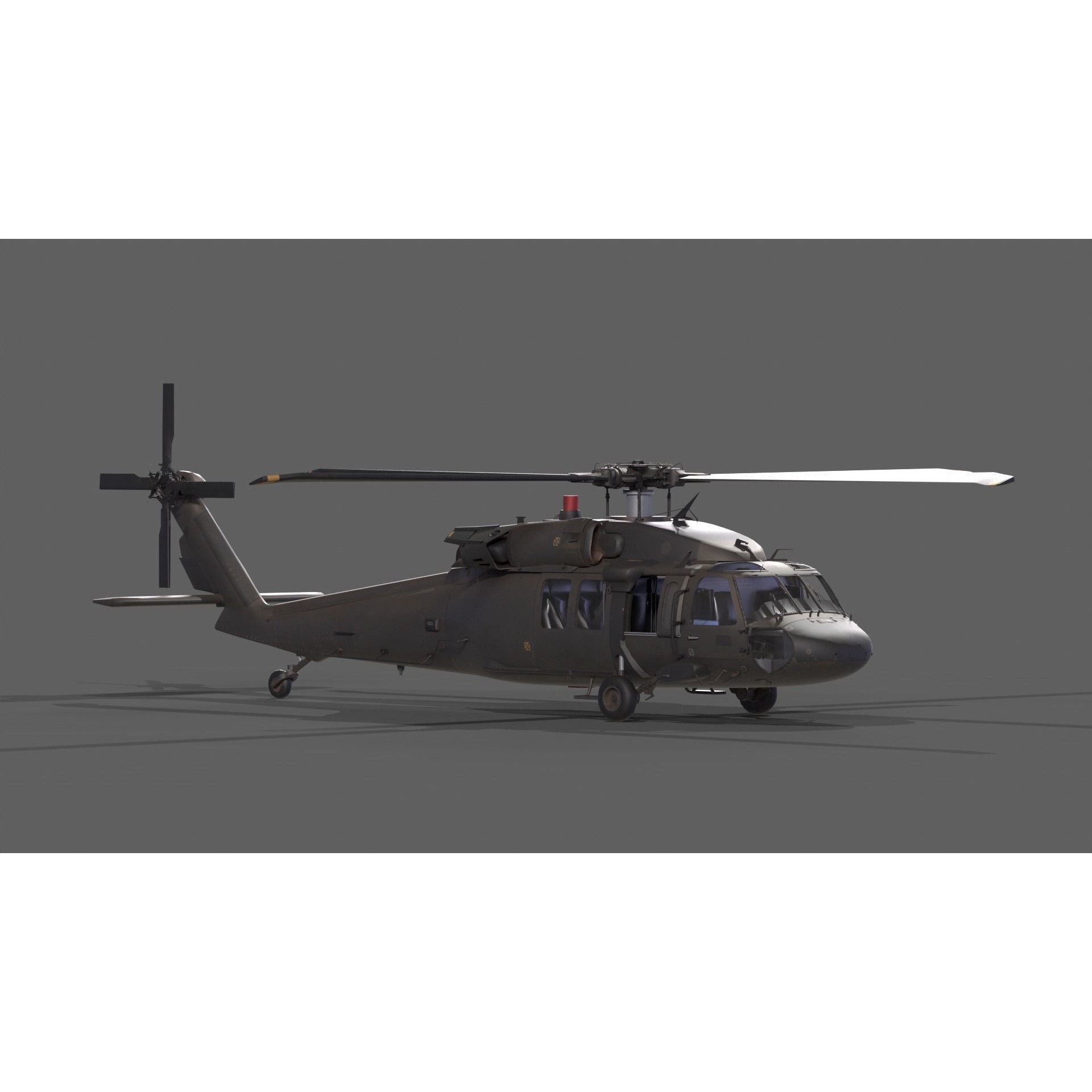 Sikorsky UH-60 Black Hawk - Game-Ready 3D Model - View 5