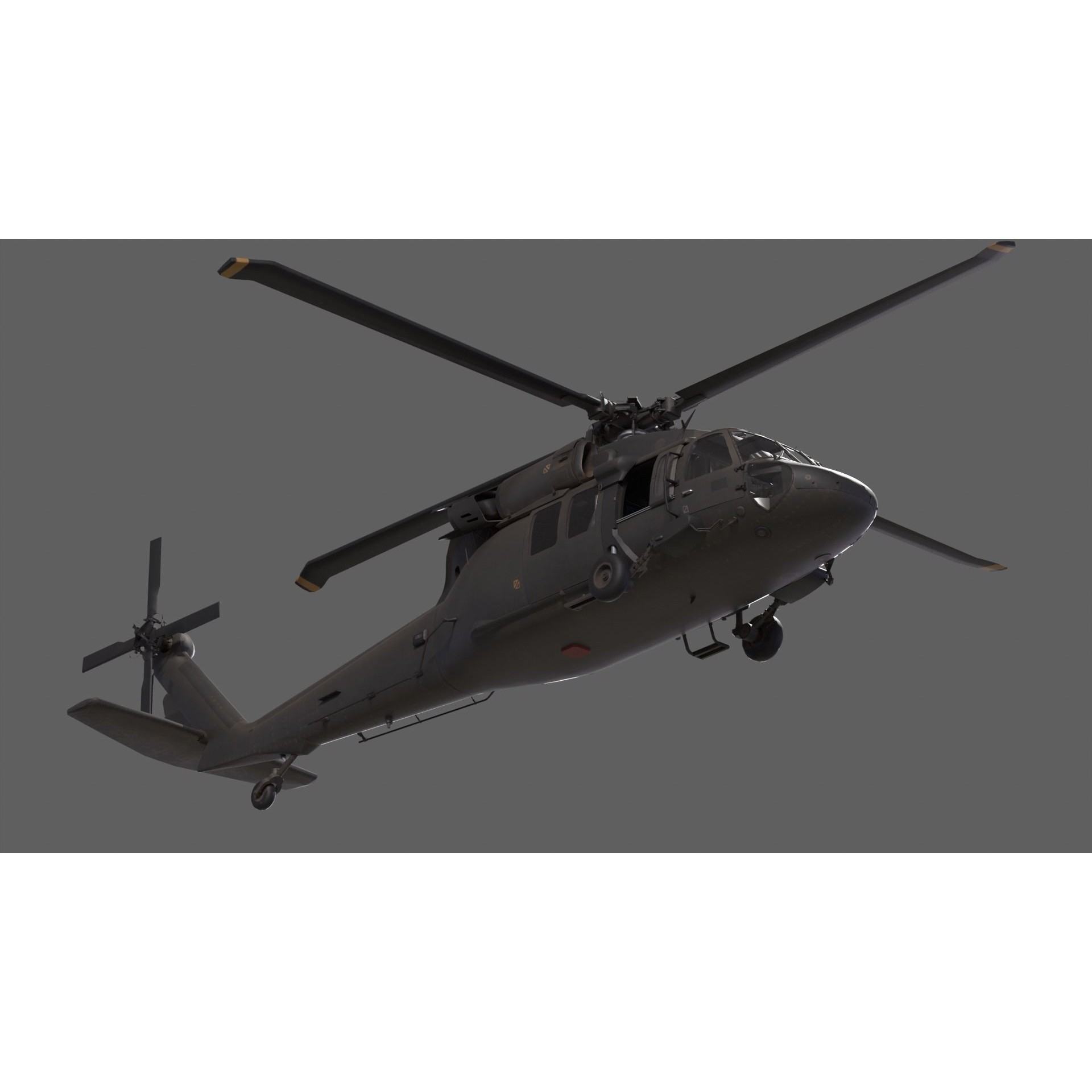 Sikorsky UH-60 Black Hawk - Game-Ready 3D Model - View 6
