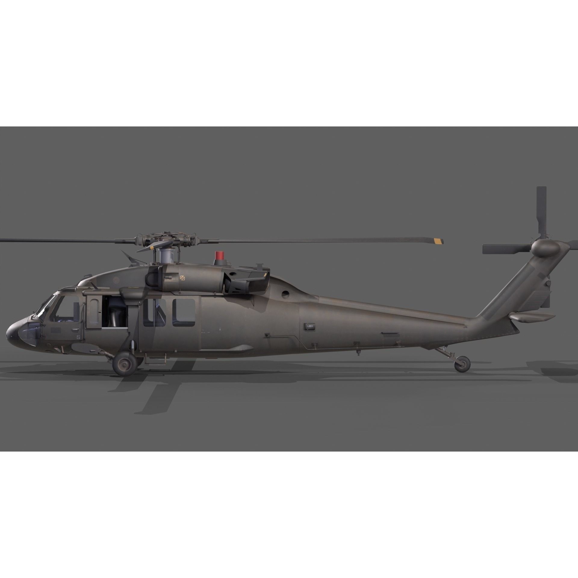 Sikorsky UH-60 Black Hawk - Game-Ready 3D Model - View 7