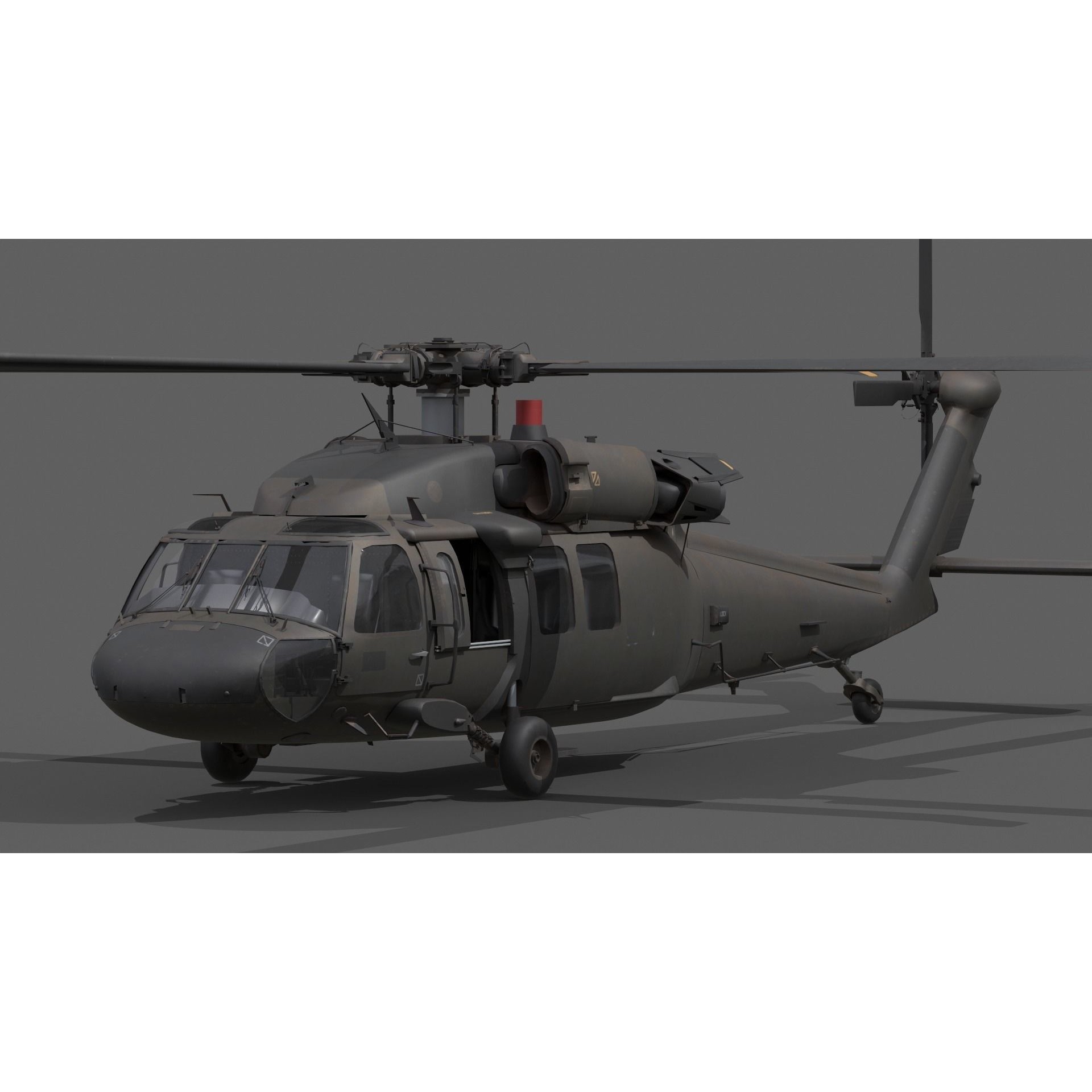 Sikorsky UH-60 Black Hawk - Game-Ready 3D Model - View 8