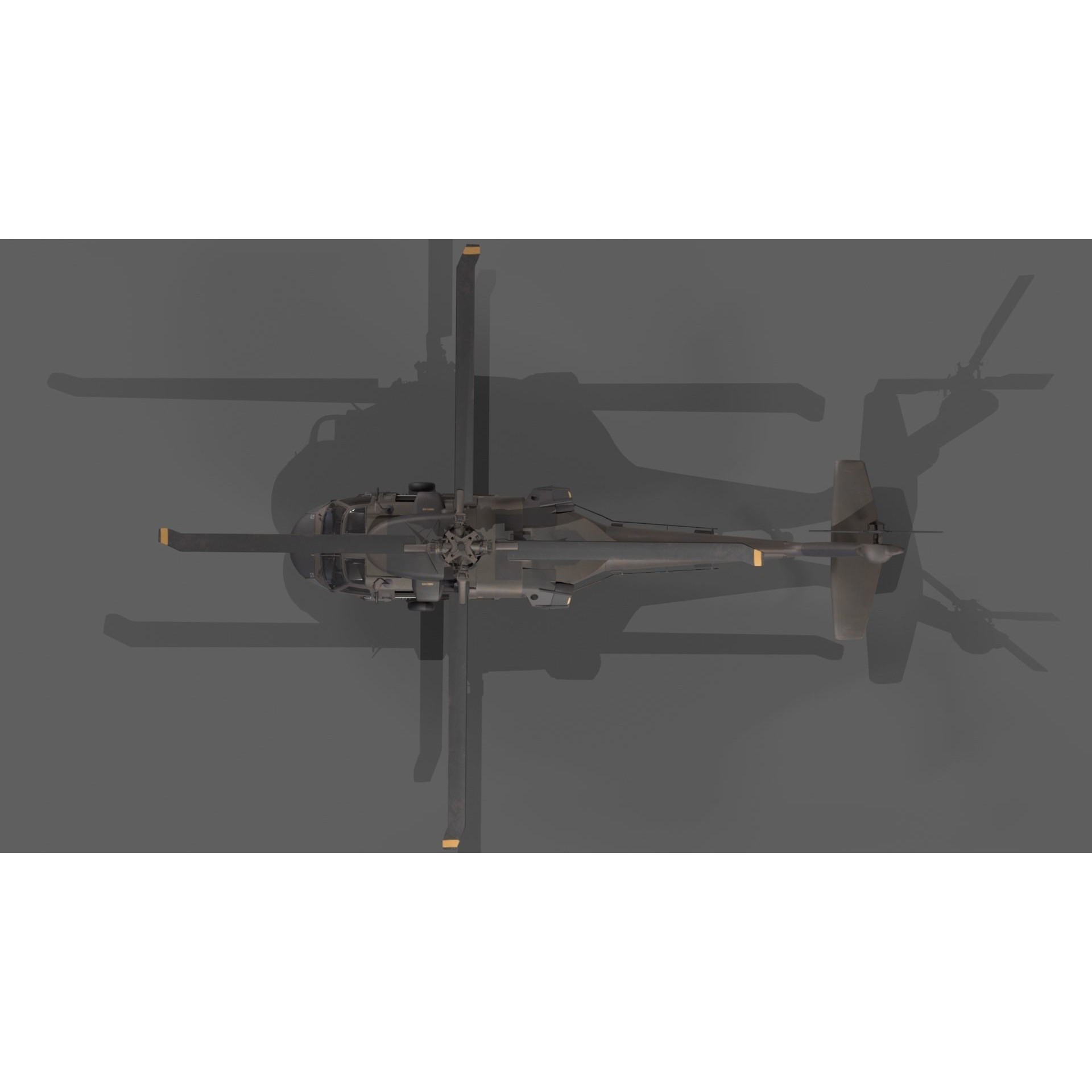 Sikorsky UH-60 Black Hawk - Game-Ready 3D Model - View 9