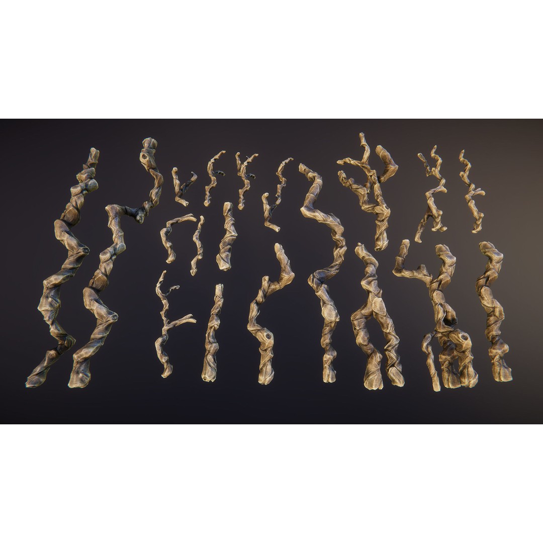 Biomass Cover 3D Model – Low Poly Biological Asset, FBX - View 13
