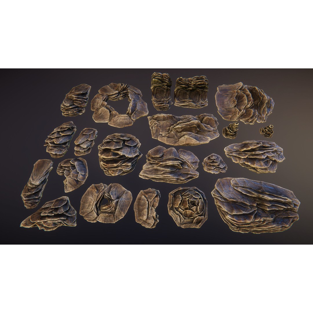 Biomass Cover 3D Model – Low Poly Biological Asset, FBX - View 8