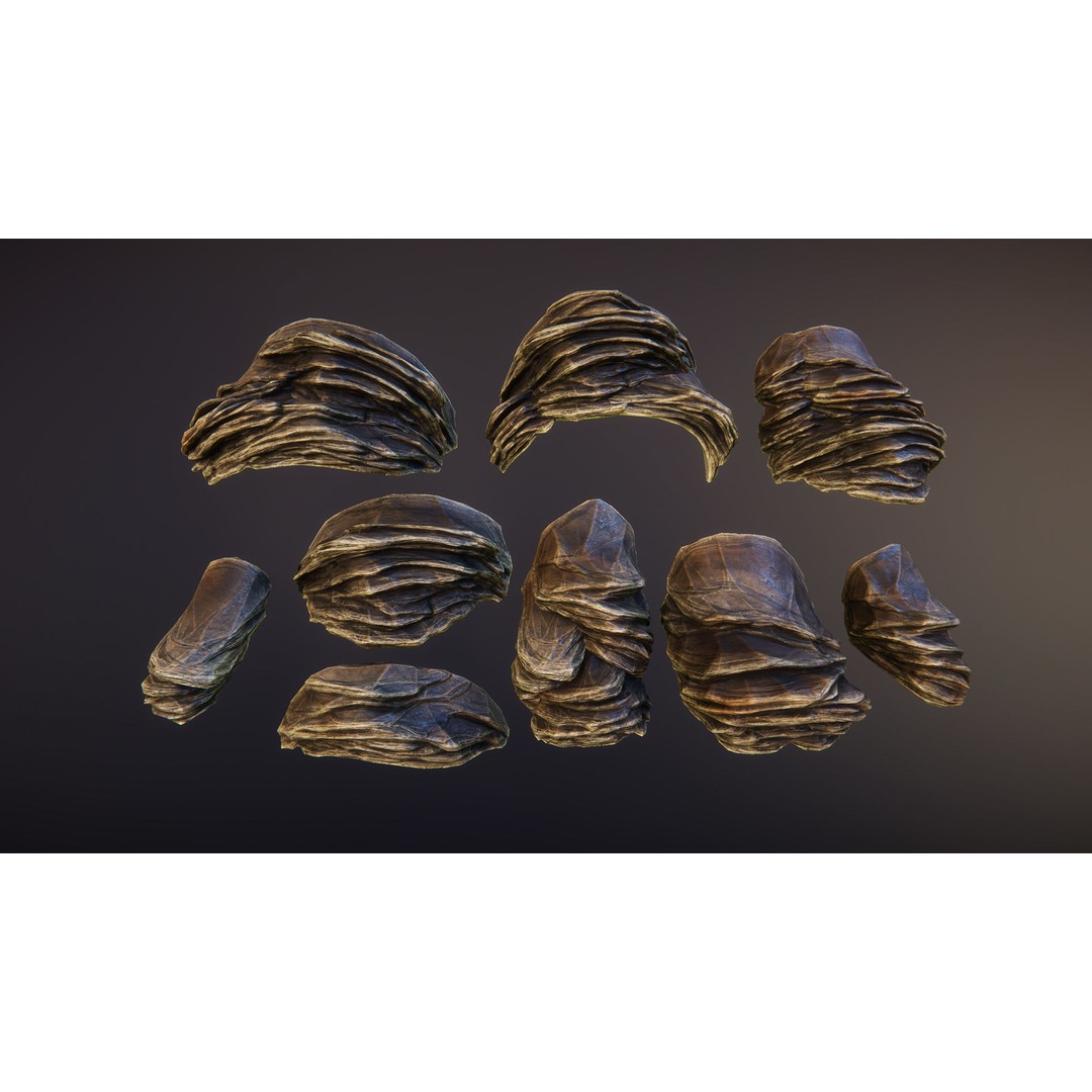 Biomass Cover 3D Model – Low Poly Biological Asset, FBX - View 9
