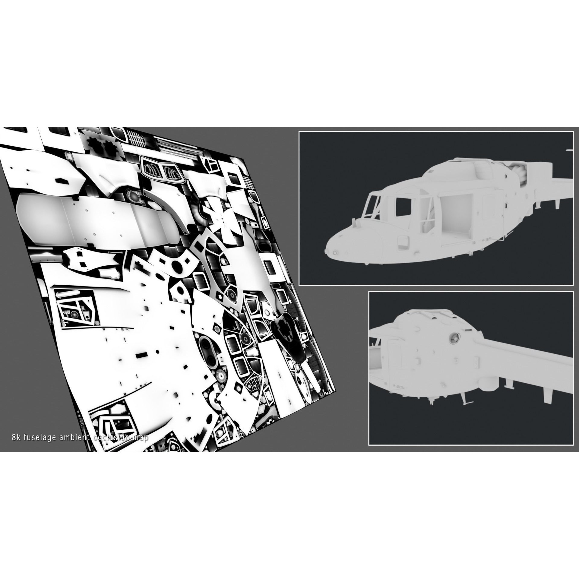 Westland Lynx AH7 - Rigged PBR Game-Ready 3D Model - View 22