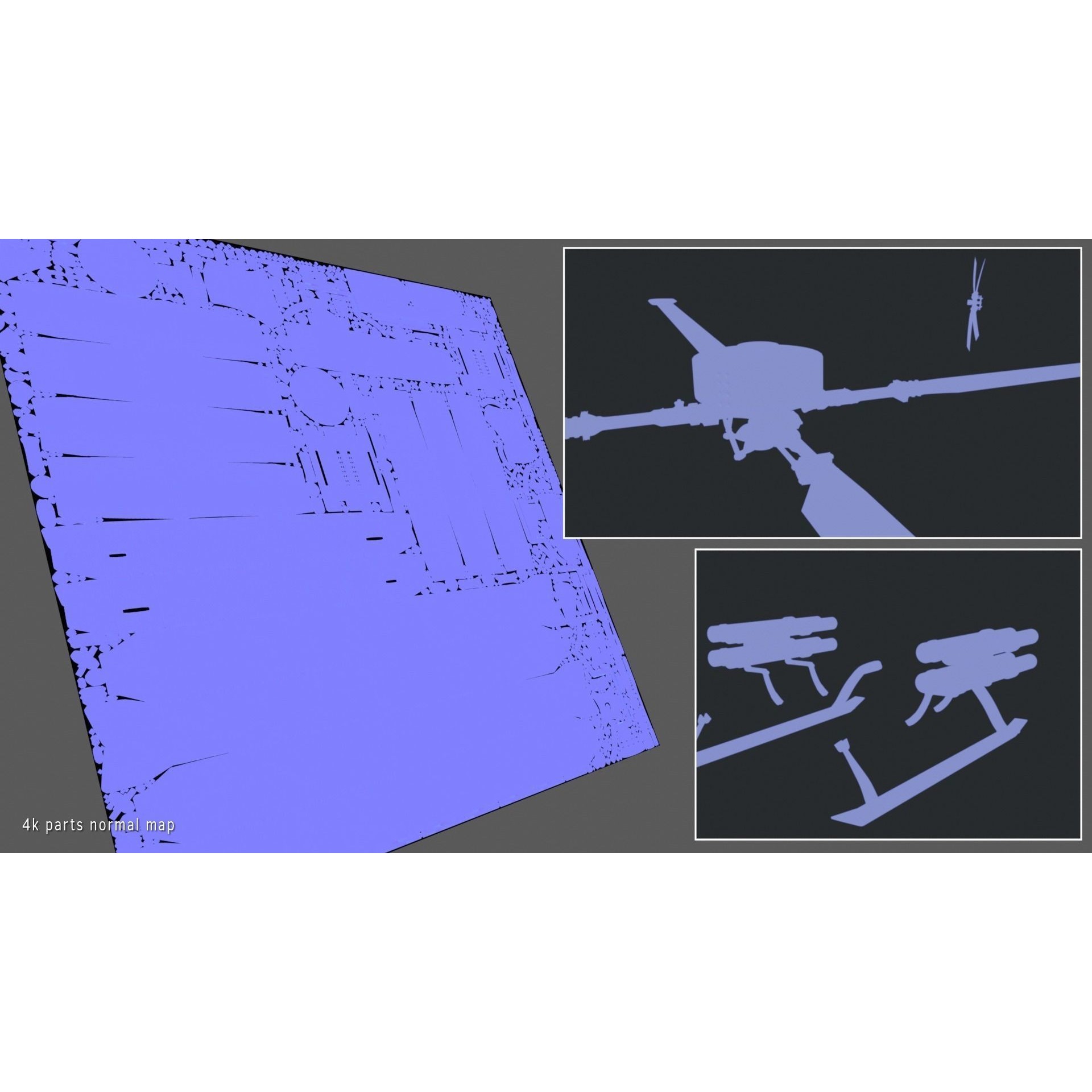 Westland Lynx AH7 - Rigged PBR Game-Ready 3D Model - View 26