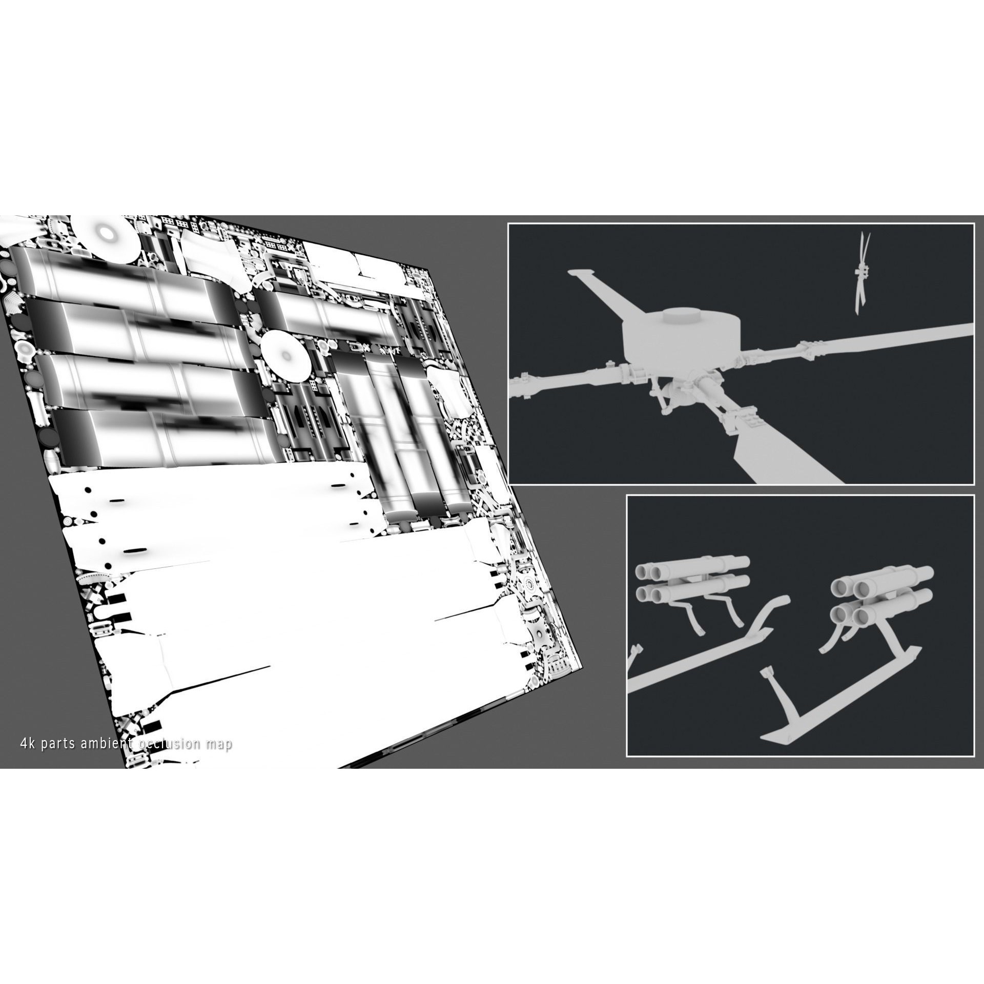 Westland Lynx AH7 - Rigged PBR Game-Ready 3D Model - View 27