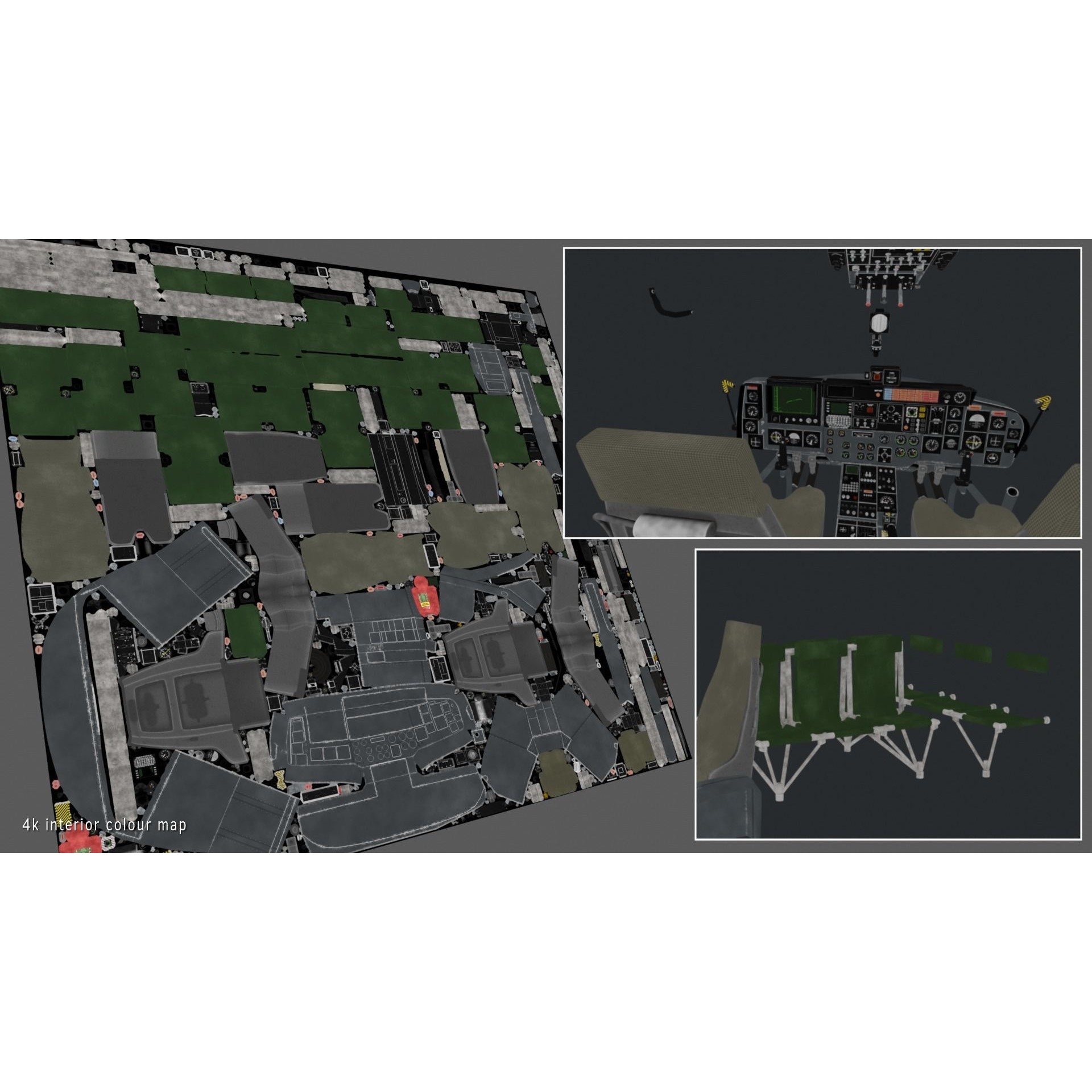 Westland Lynx AH7 - Rigged PBR Game-Ready 3D Model - View 28