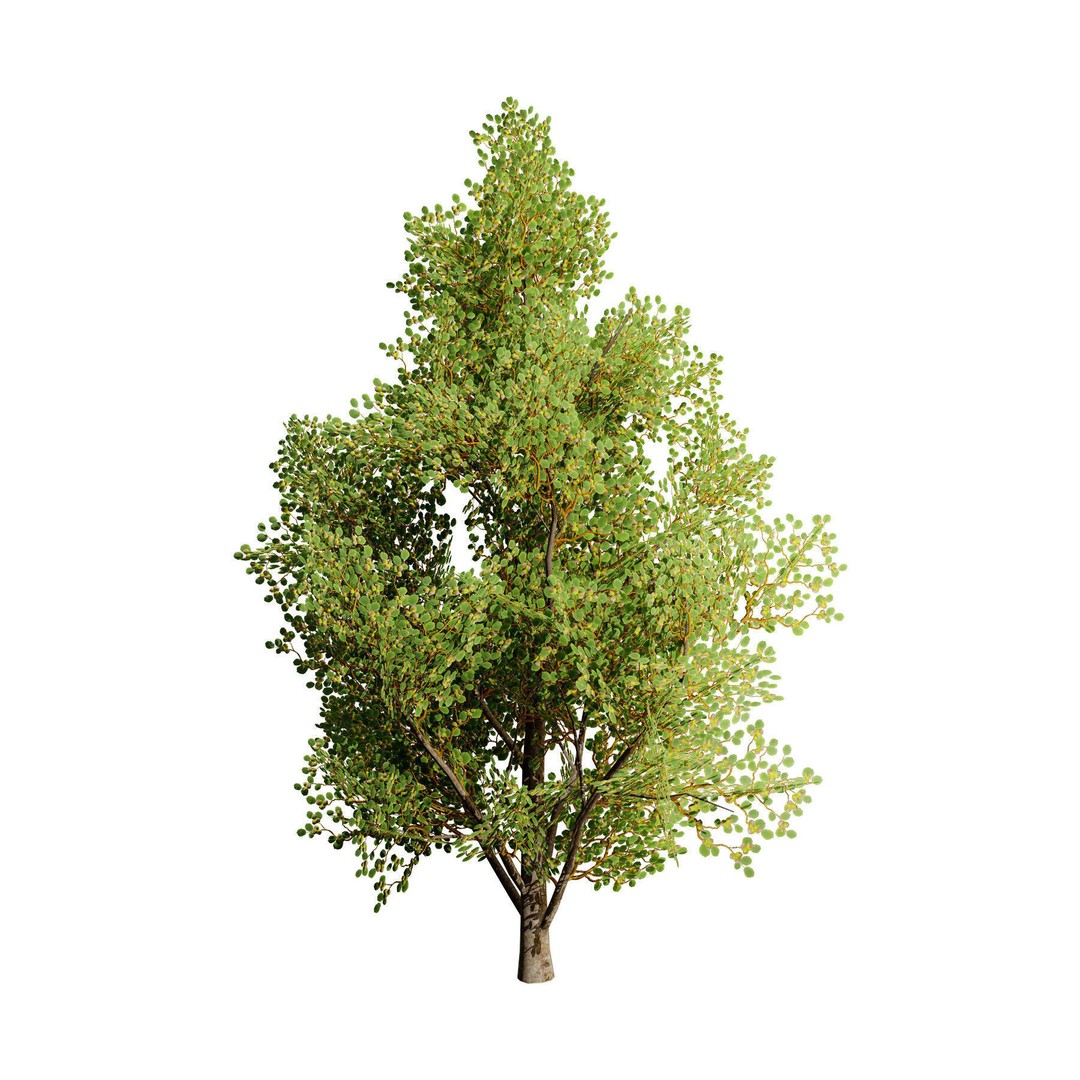 Low Poly Fruit Tree Pack 3D Model – Game Ready Variety, FBX, PBR - View 17